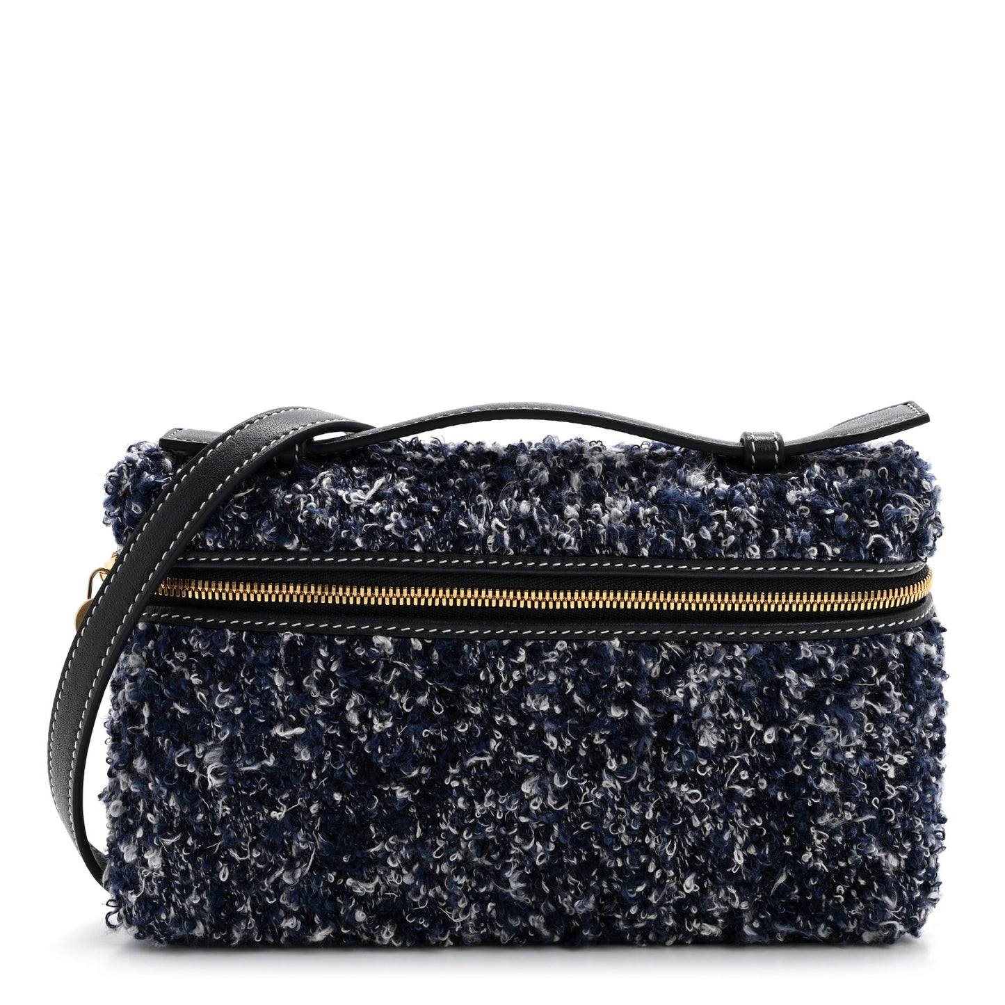 Silk Denim L19 Extra Pocket Pouch Navy Black