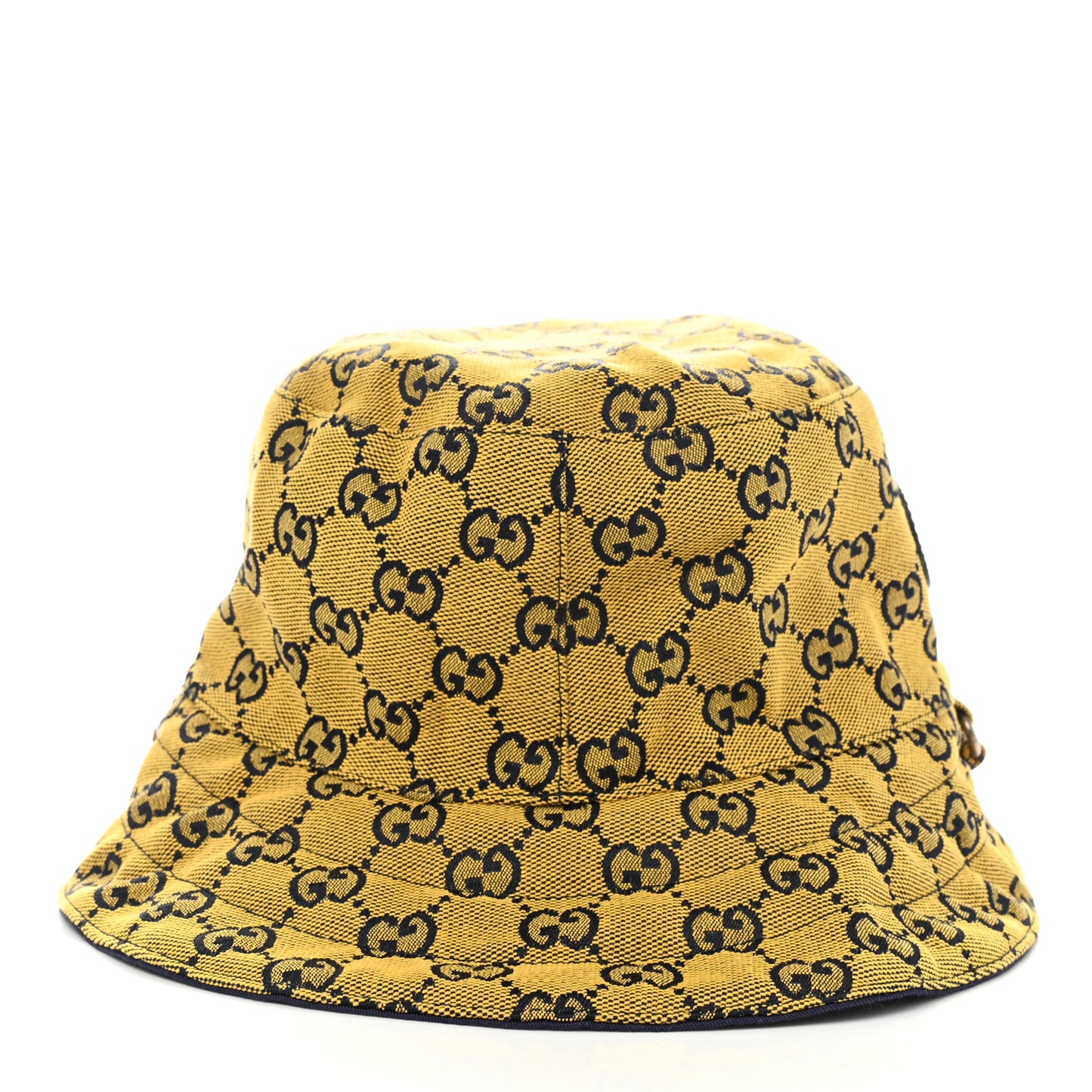 Monogram Multicolor Reversible Self-Tie Bucket Hat XL Yellow Blue