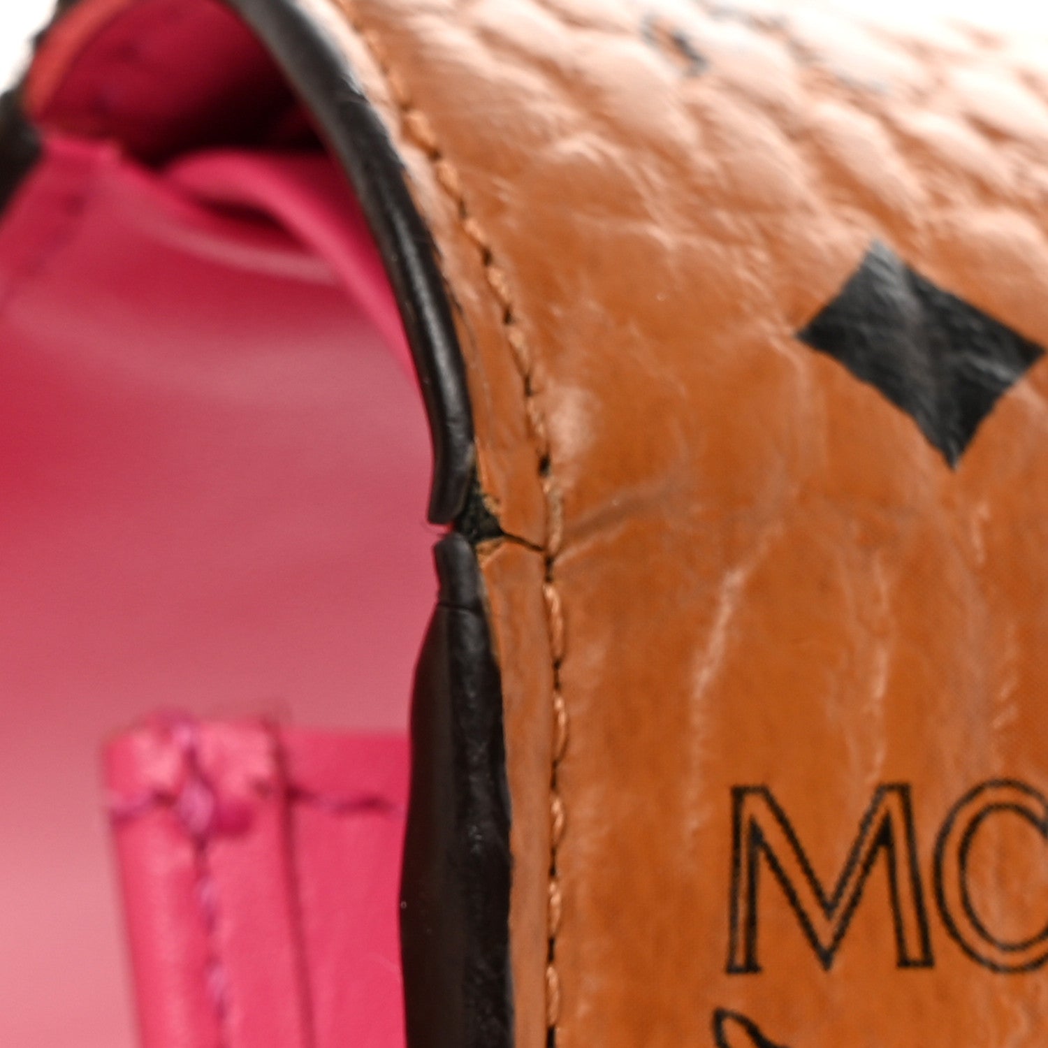 MCM Visetos Rabbit Tri-Fold Wallet Cognac 9 of 13