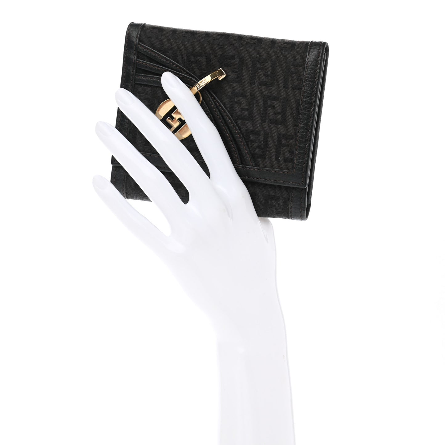 Zucchino Tri-Fold Envelope Wallet Black
