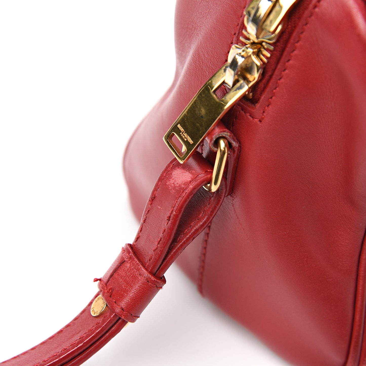 Calfskin Classic Baby Duffle Red