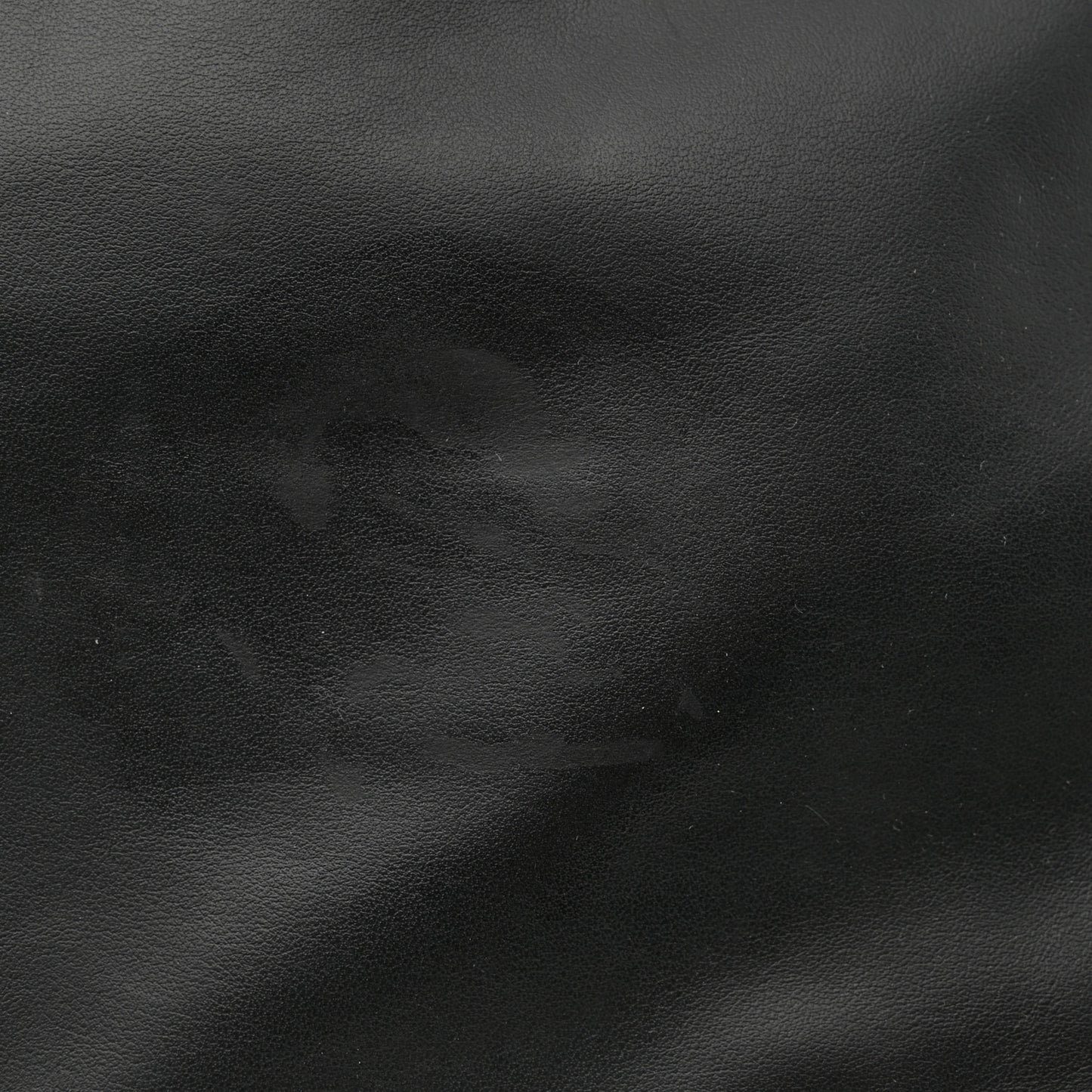 Nylon Calfskin Shearling Emoticon Backpack Black