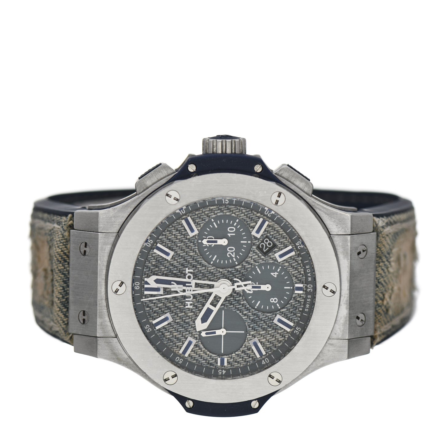 Stainless Steel Fabric 44mm Big Bang Limited Edition Automatic Watch Blue 301.SX.2770.NR.JEANS16