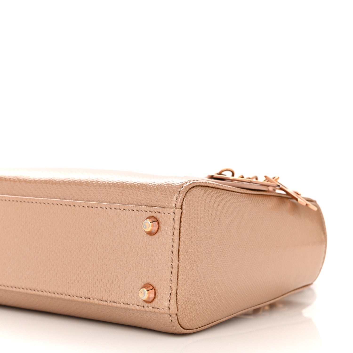 Christian Dior Lizard Mini Lady Dior Beige 10 of 14