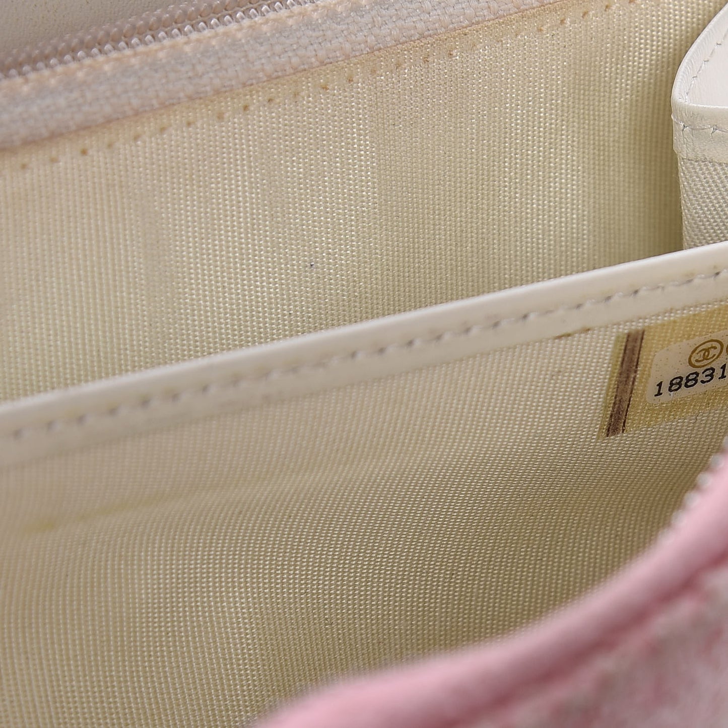 Canvas Deauville Large Zip Around Wallet Pink