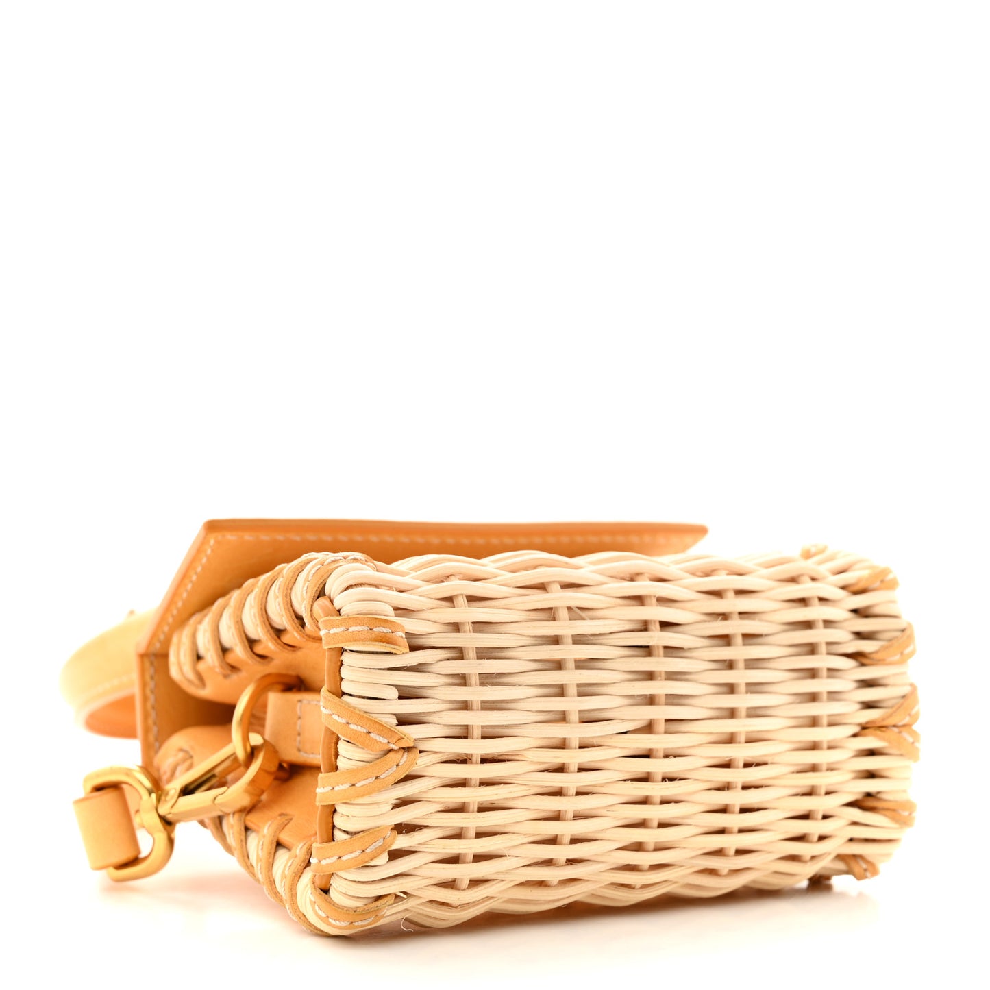 Raffia Calfskin Le Chiquito Osier Yellow