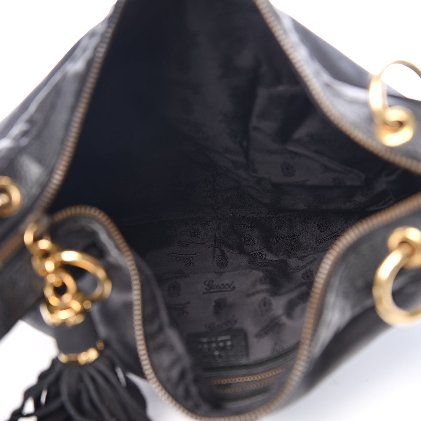Calfskin Babouska Hobo Black