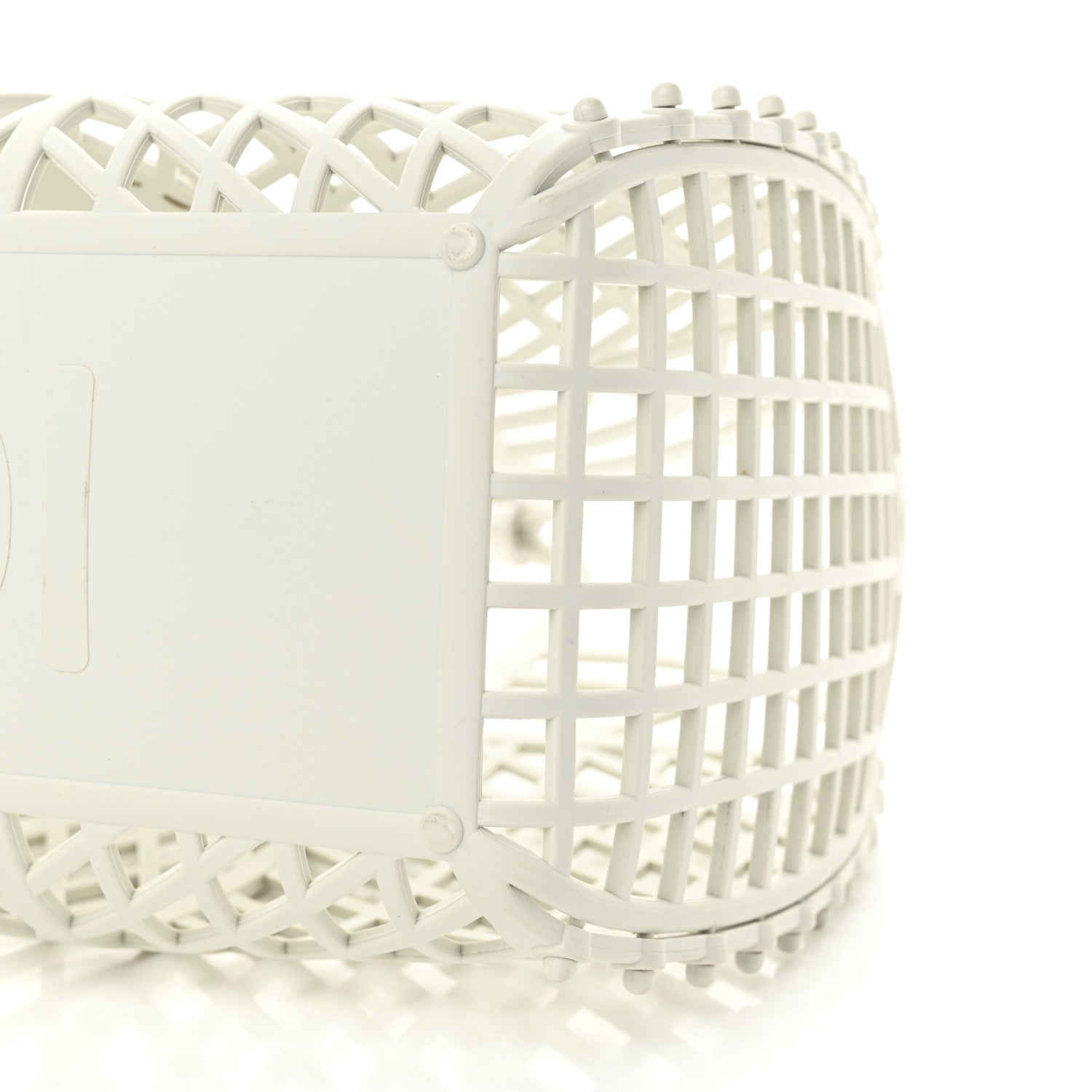 Fendi Recycled Plastic Vitello Liberty Matte Medium Fendi Basket White Ice 11 of 15