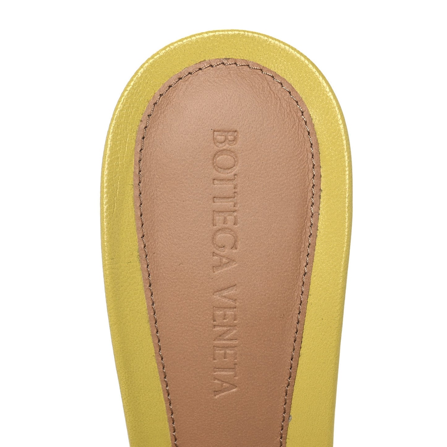 Lambskin Stretch Mule Sandals 39 Pear