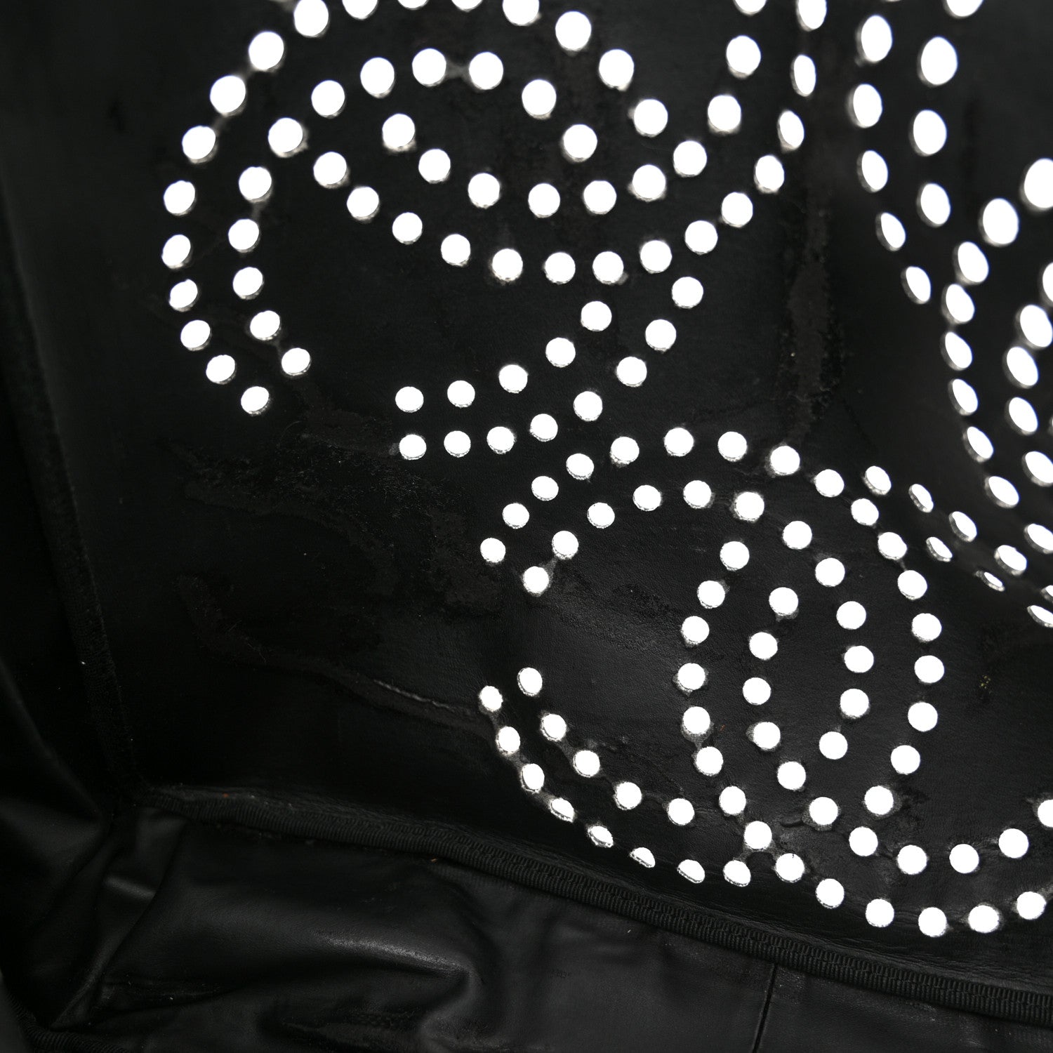 Chanel Patent Perforated CC Handle Bag Black 13 of 18