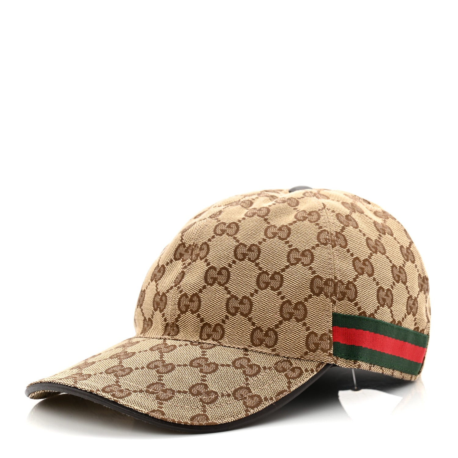 Gucci Beige Monogram Cap with Green and Red Stripe M Gucci Striped Hats for Men for sale | eBay main image 4