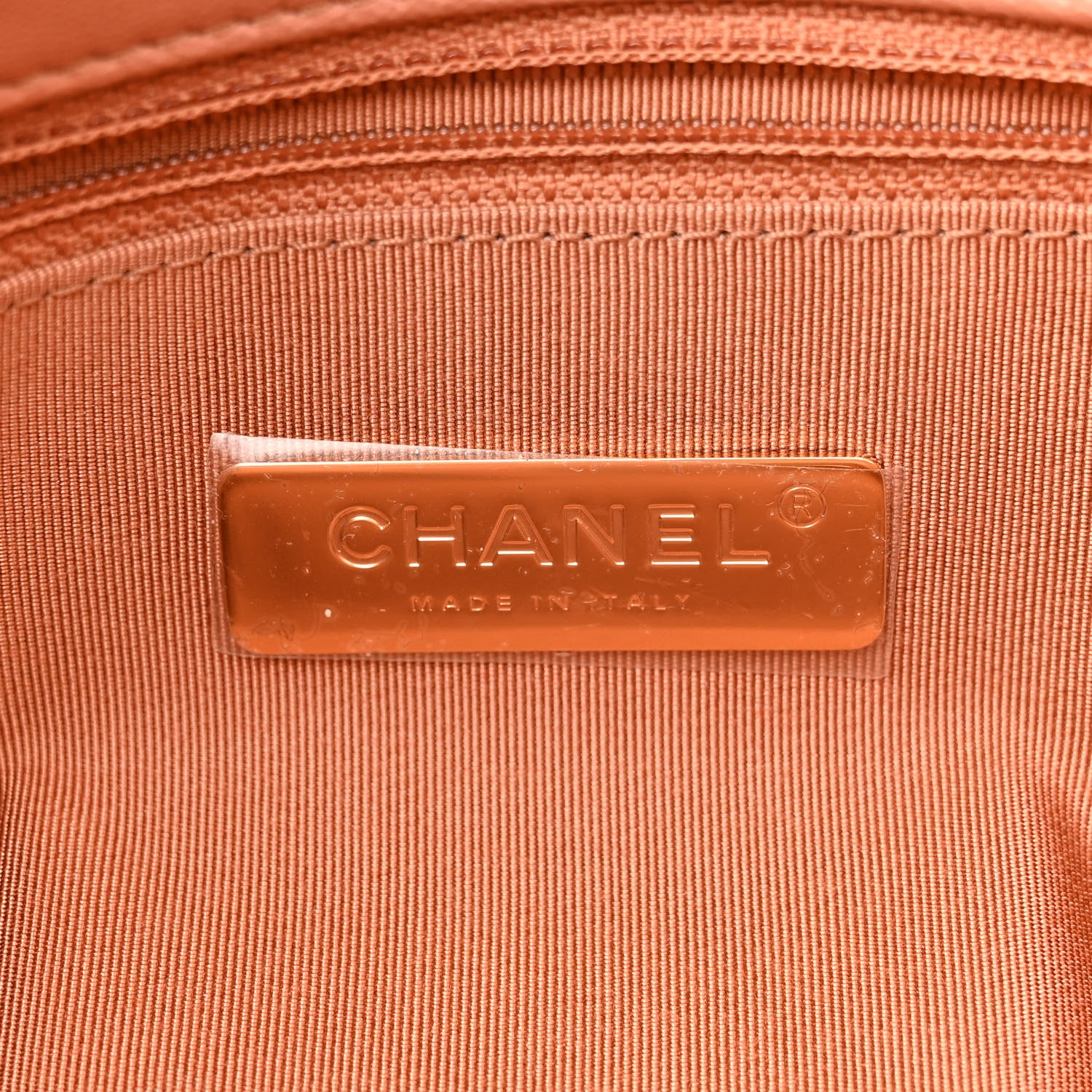 Chanel Lambskin Quilted Large Chanel 19 Flap Brown 6 of 10
