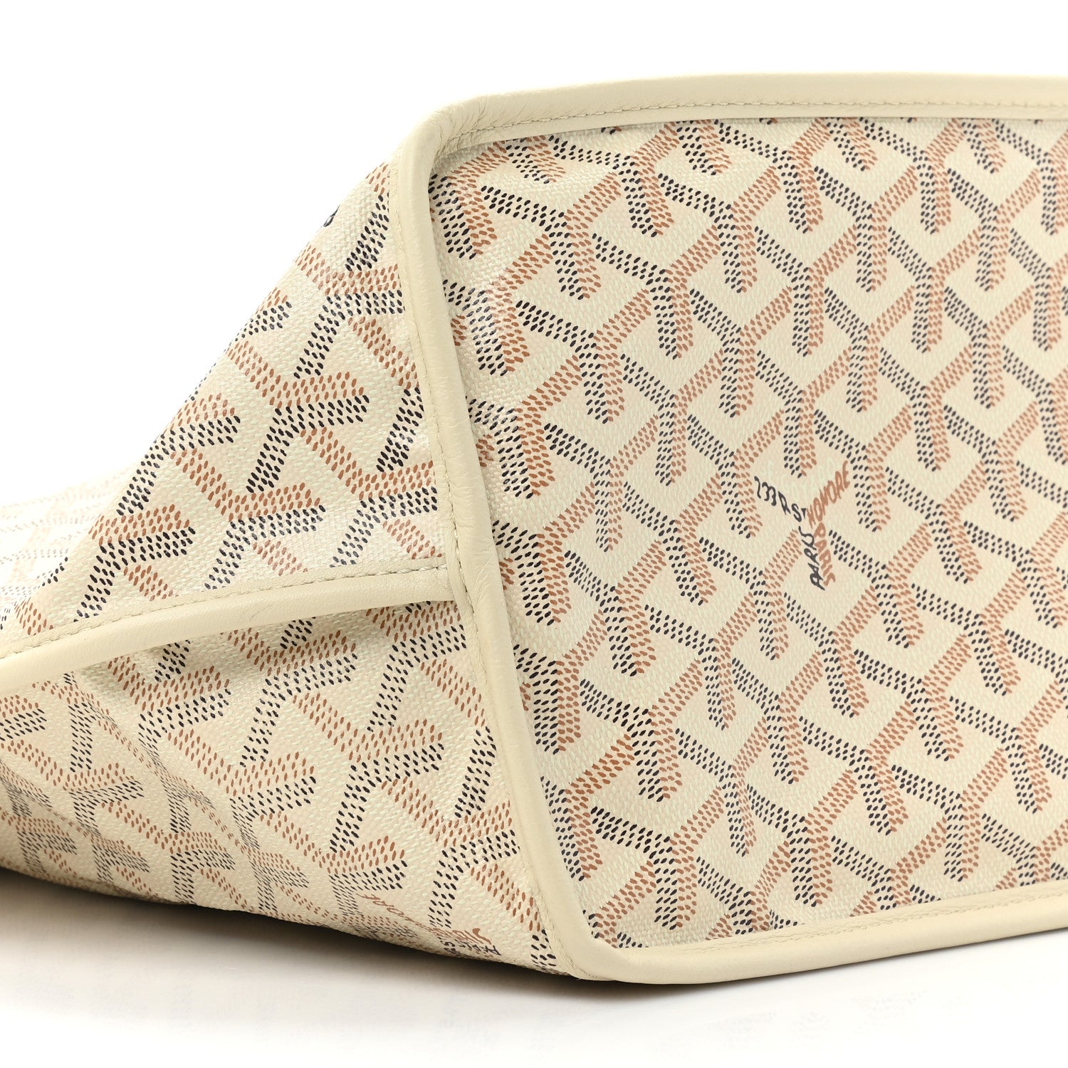 Goyard Goyardine Embroidered Seahorse Reversible Anjou PM Sand 12 of 14