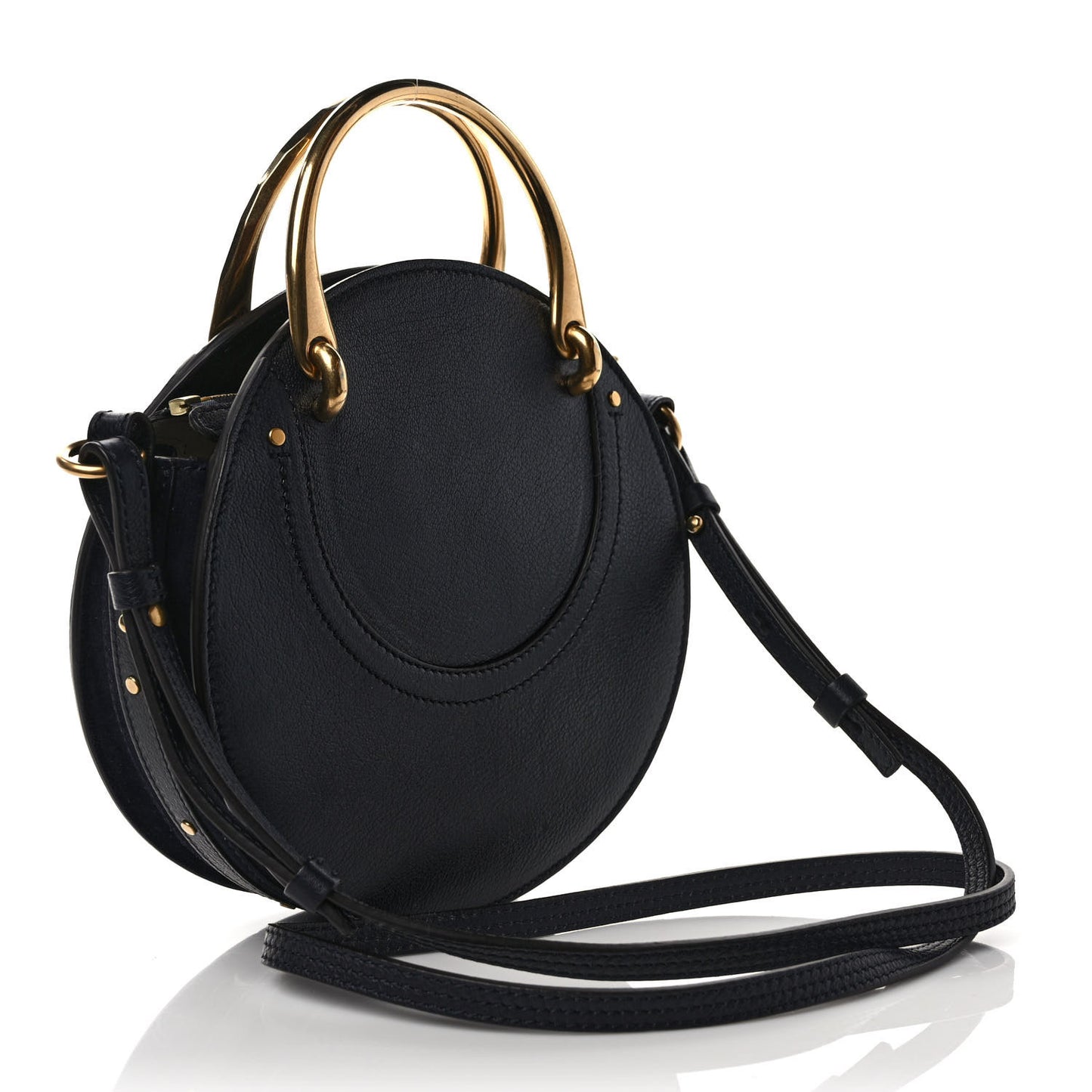 Calfskin Suede Small Pixie Bag Full Blue