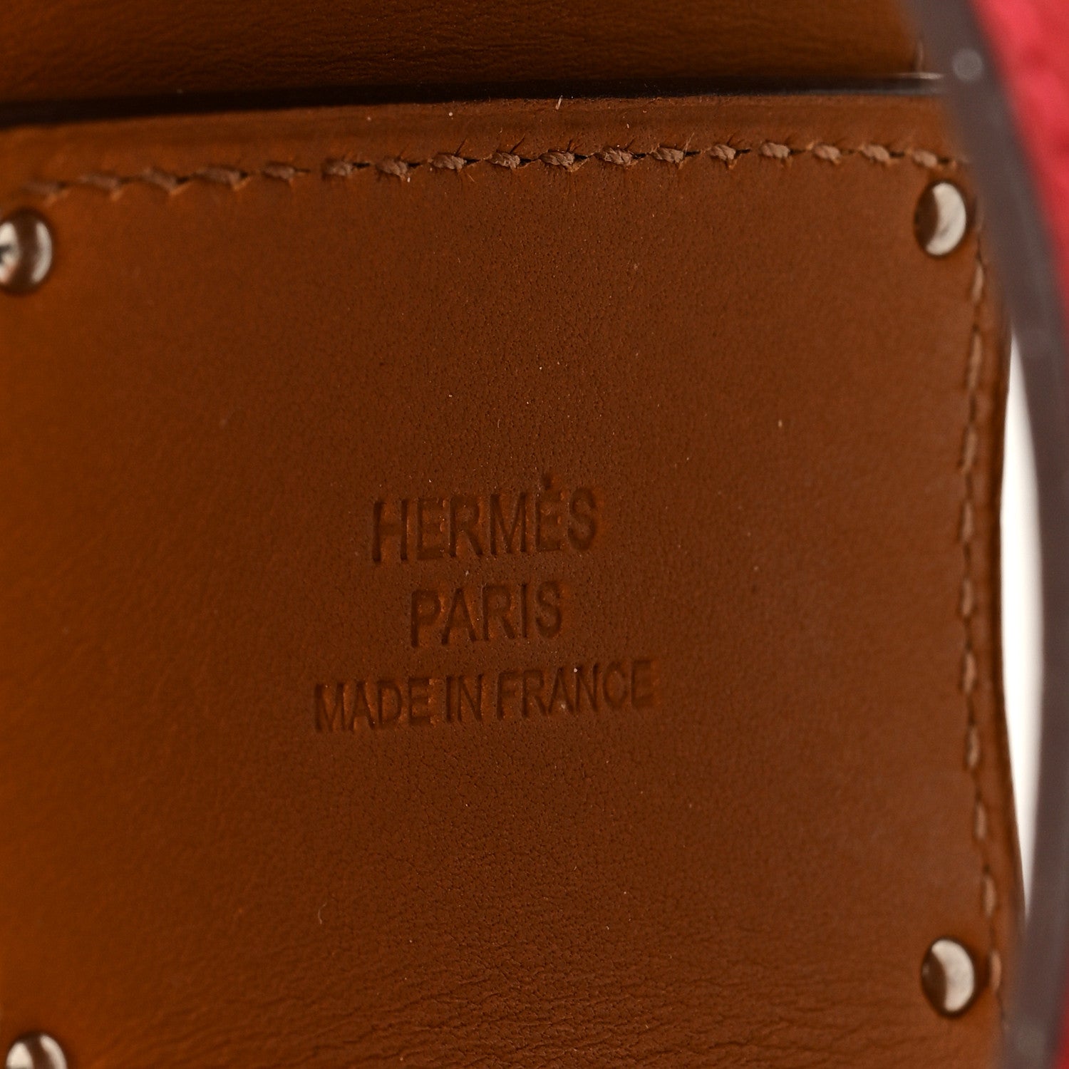 Hermes Epsom Kelly Dog Extreme Bracelet S Rouge Casaque 4 of 5