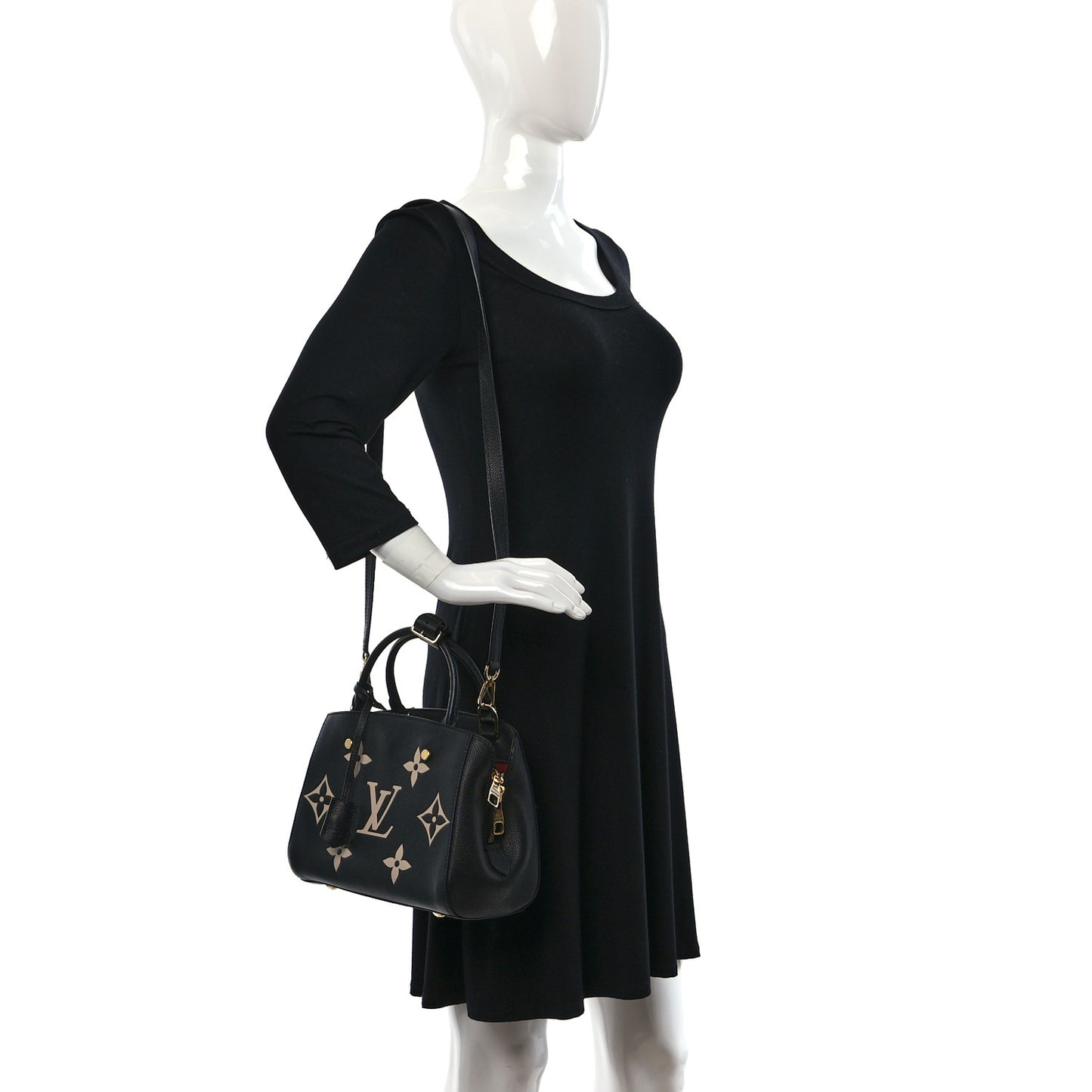 Empreinte Monogram Giant Montaigne BB Black Beige