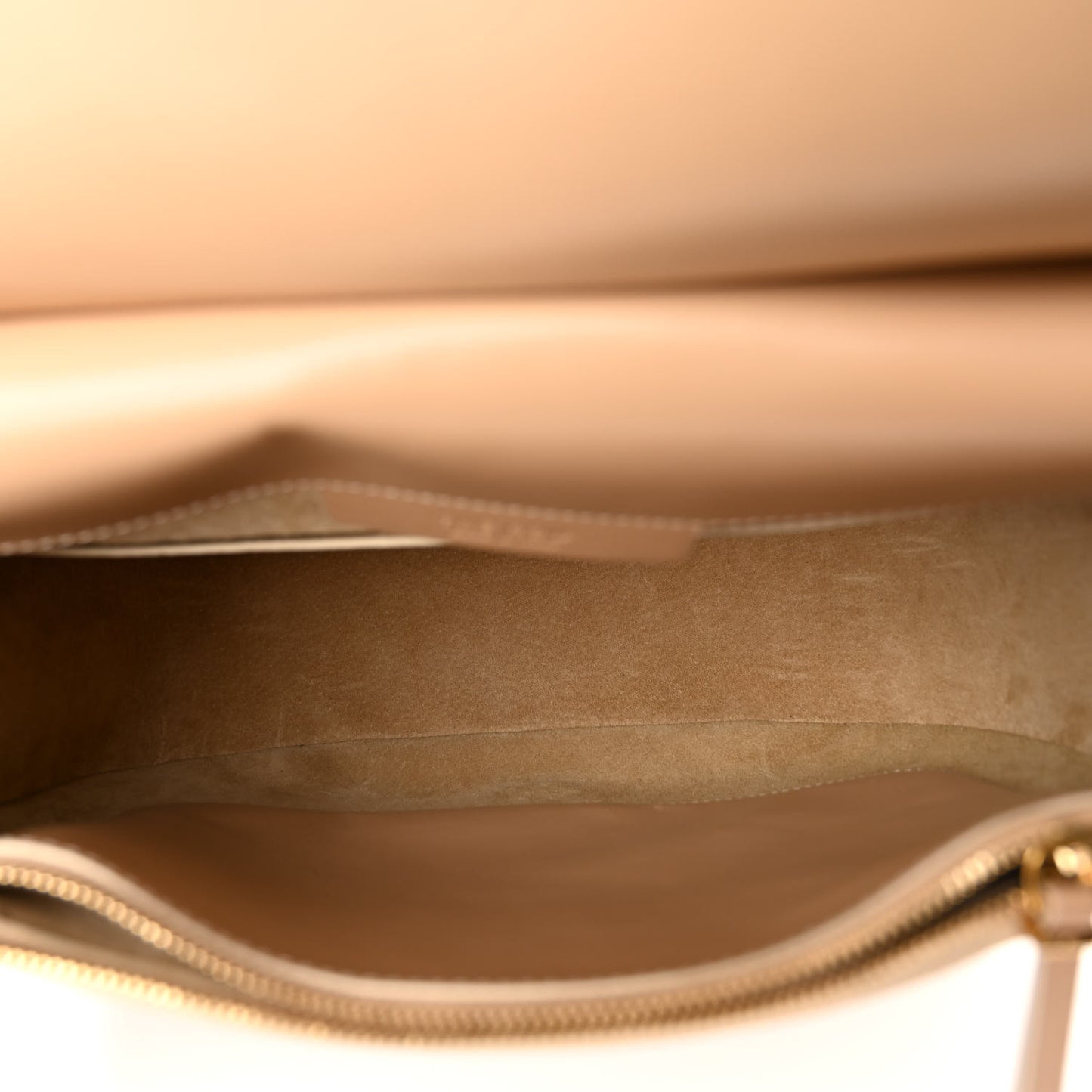 Smooth Calfskin Hunting Bag 11 Warm Beige