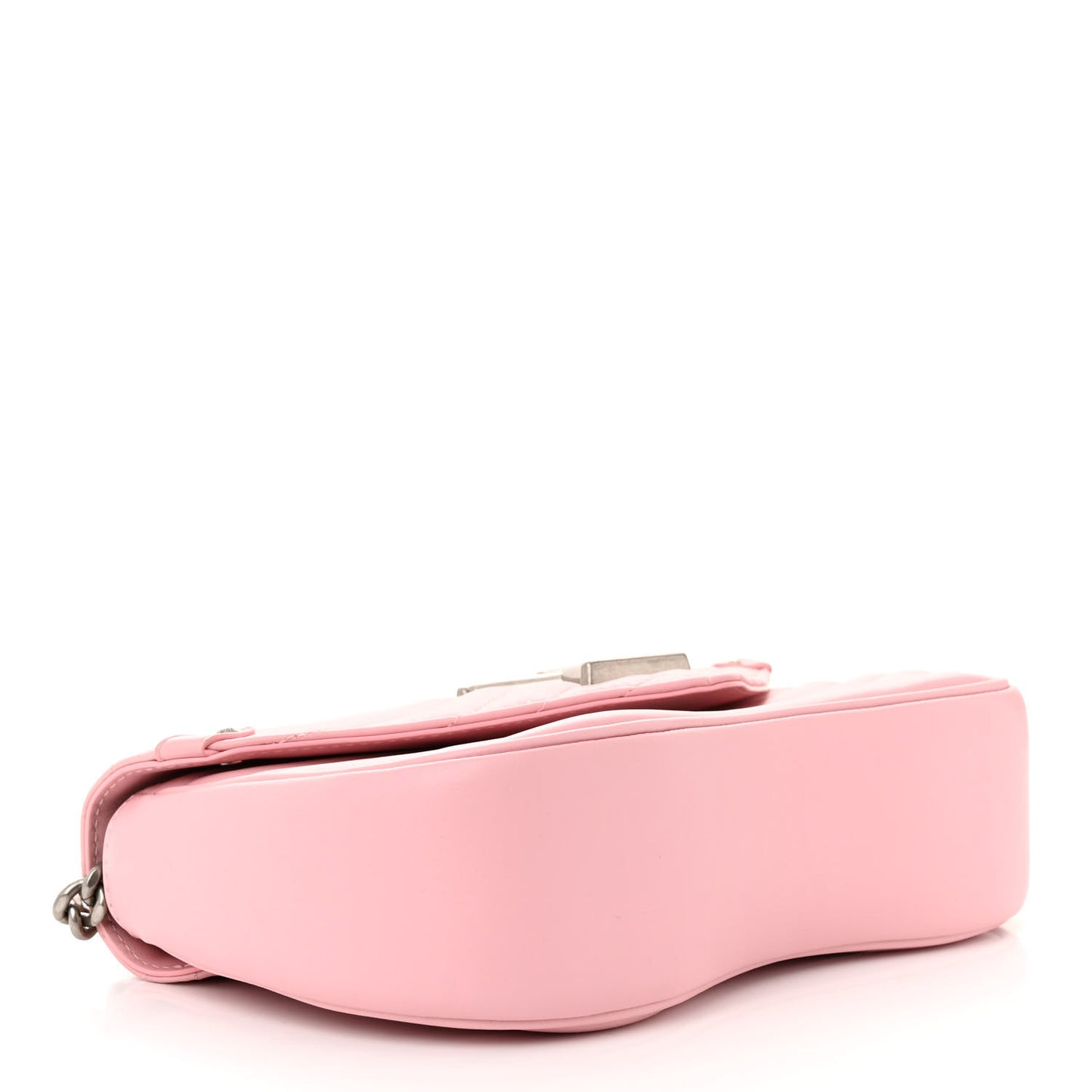 Calfskin New Wave Chain MM Smoothie Pink
