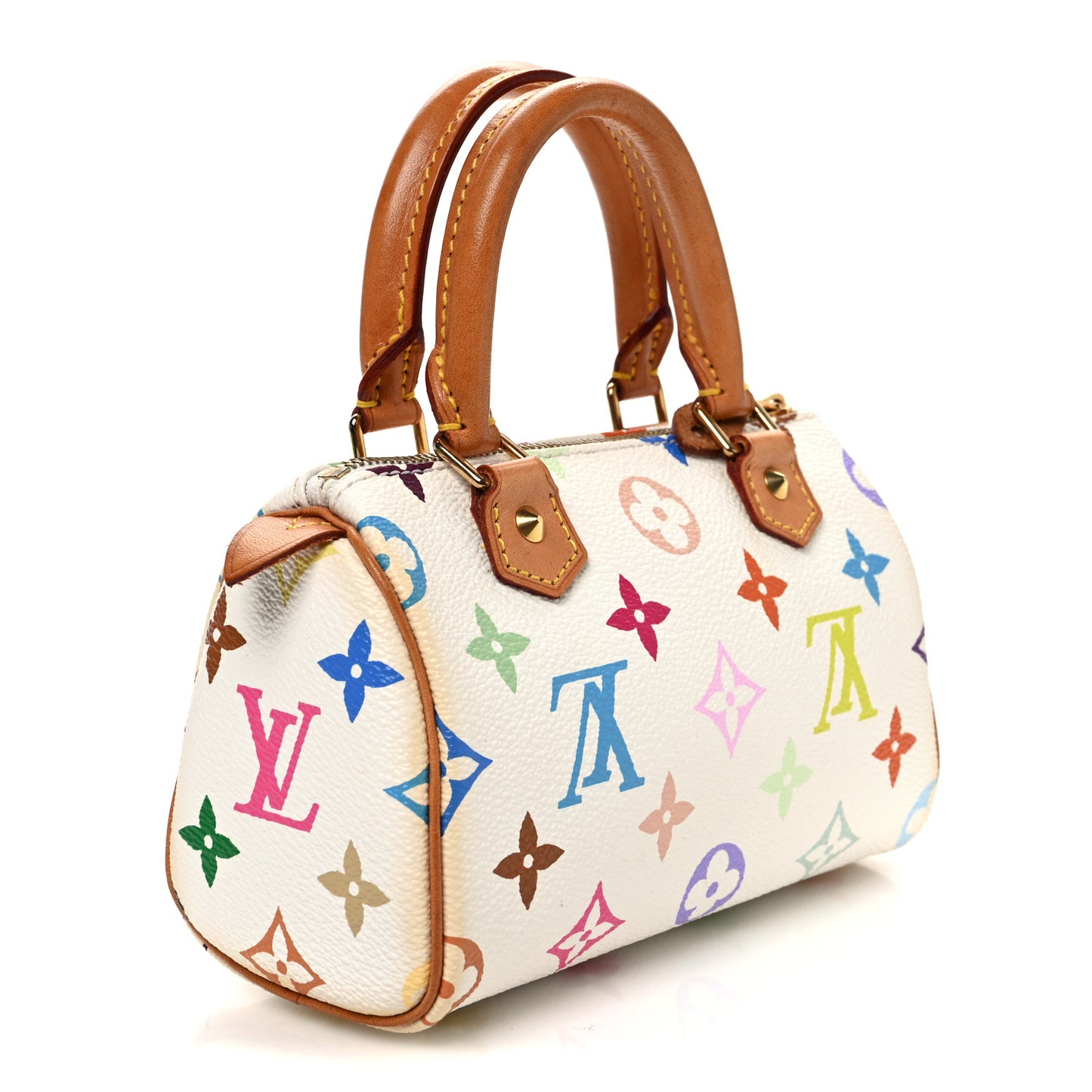 Monogram Multicolor Mini Sac HL Speedy White
