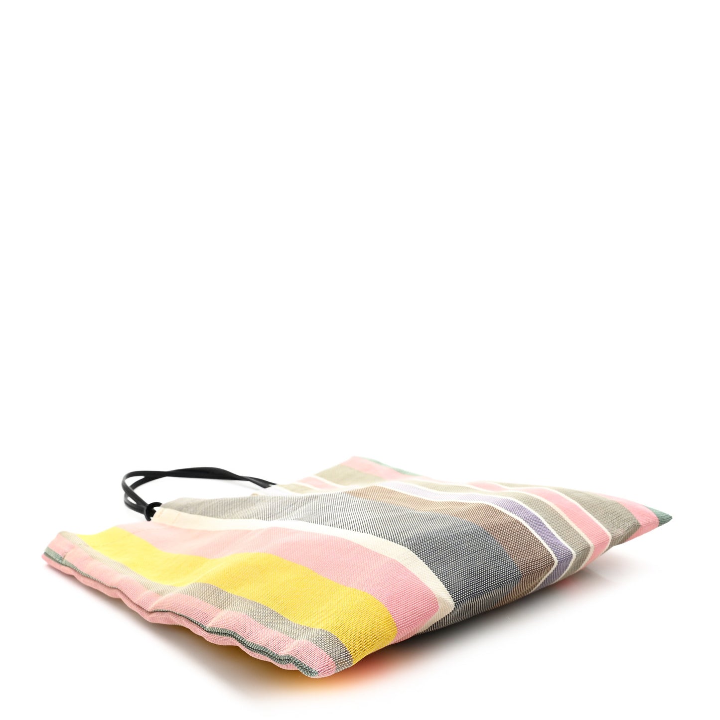 Mesh Saddle Calfskin Barn Mini Tote Bag Multicolor