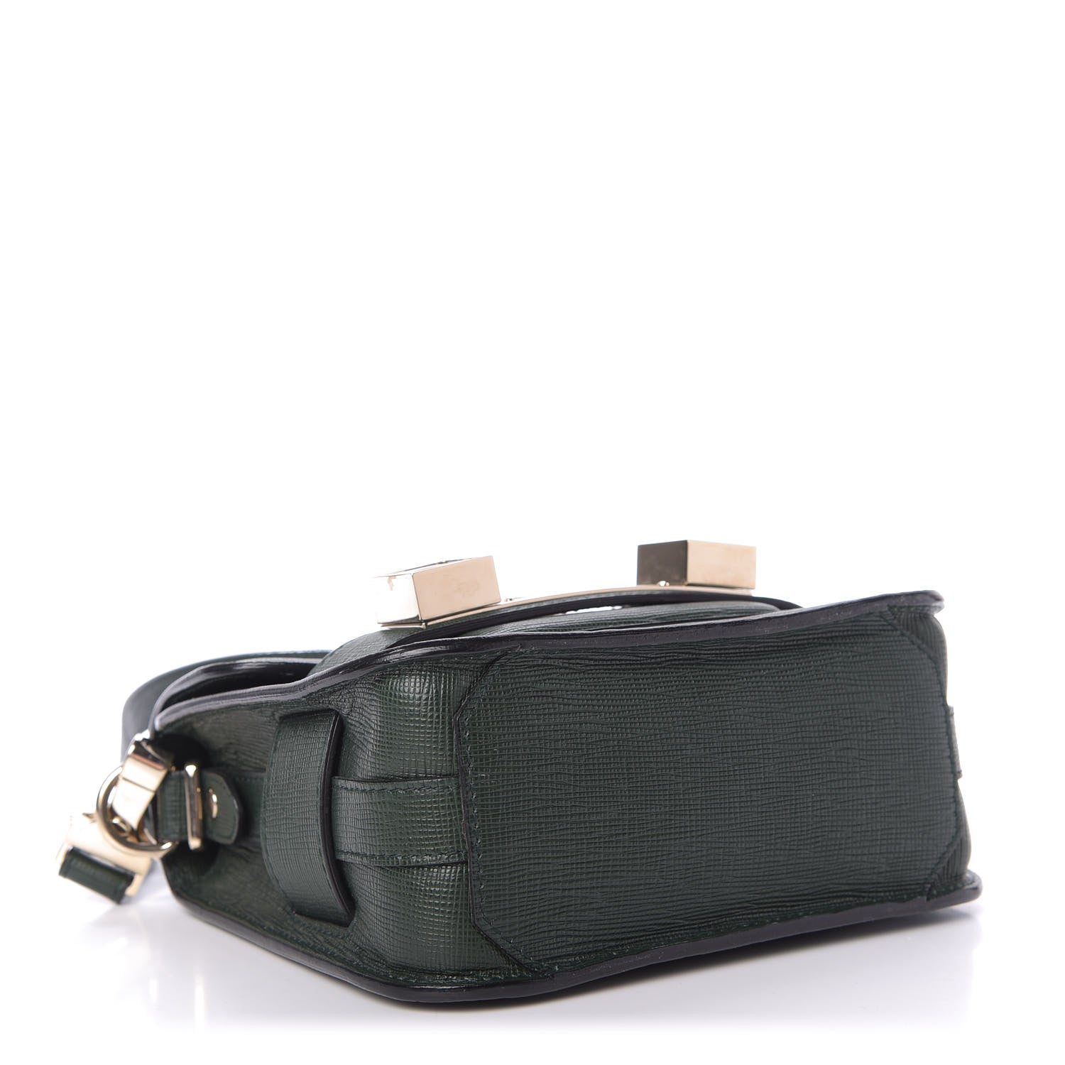 Proenza Schouler Linosa Calfskin Tiny PS11 Classic Shoulder Bag Dark Green 4 of 8