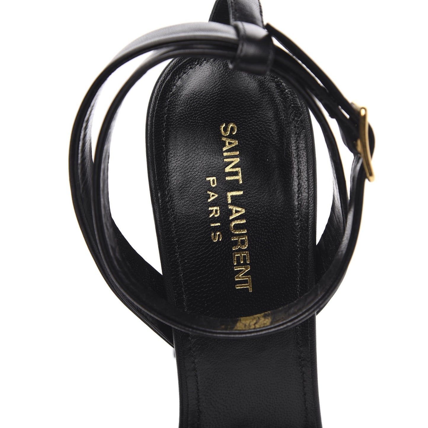 Calfskin Farrah 80 Platform Sandals 42 Black