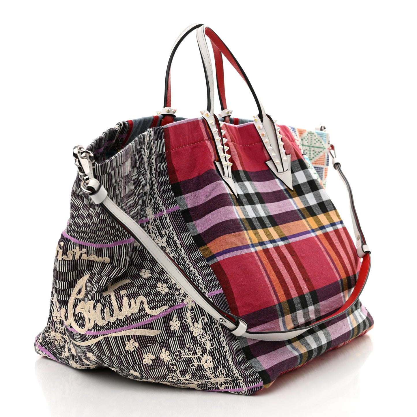Jacquard Embellished Manilacaba Tote Multicolor