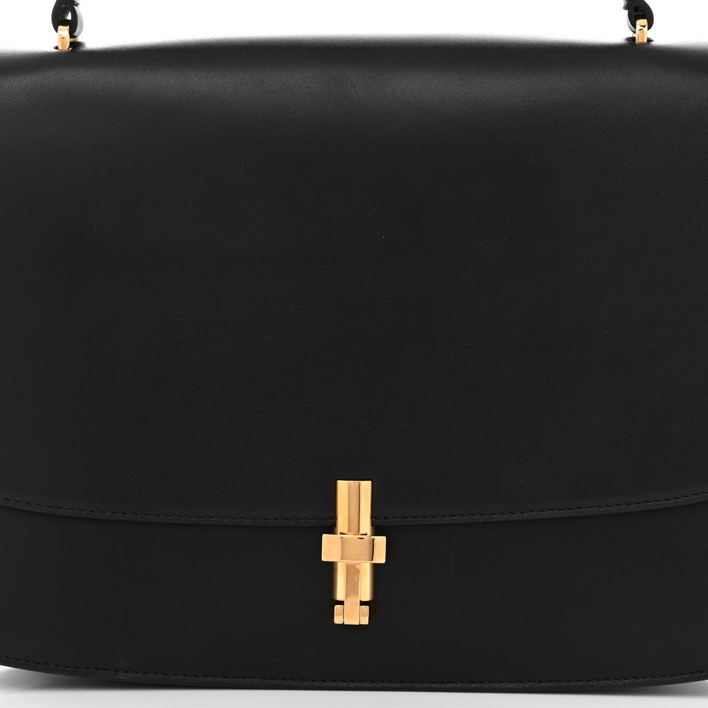 Calfskin Medium The Sofia 11.75 Top Handle Black