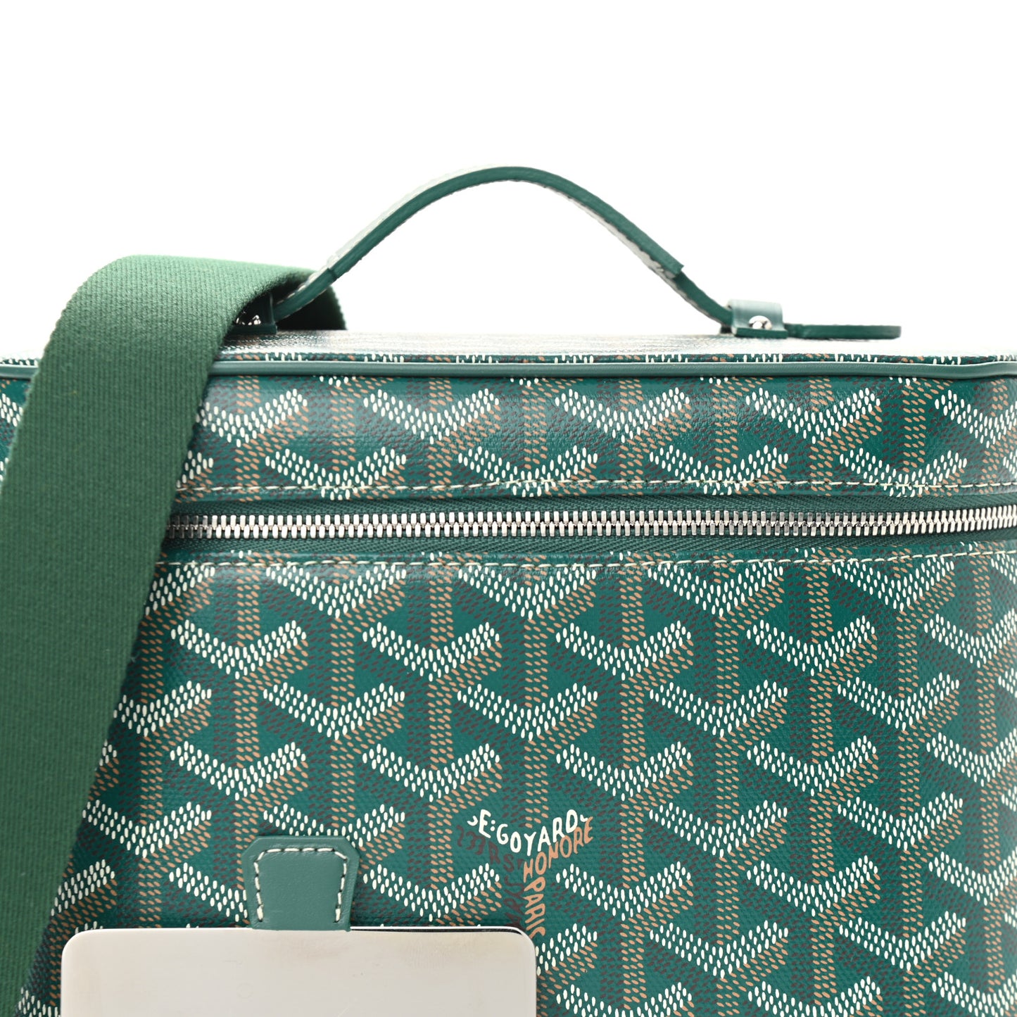 Goyardine Muse Vanity Case Green