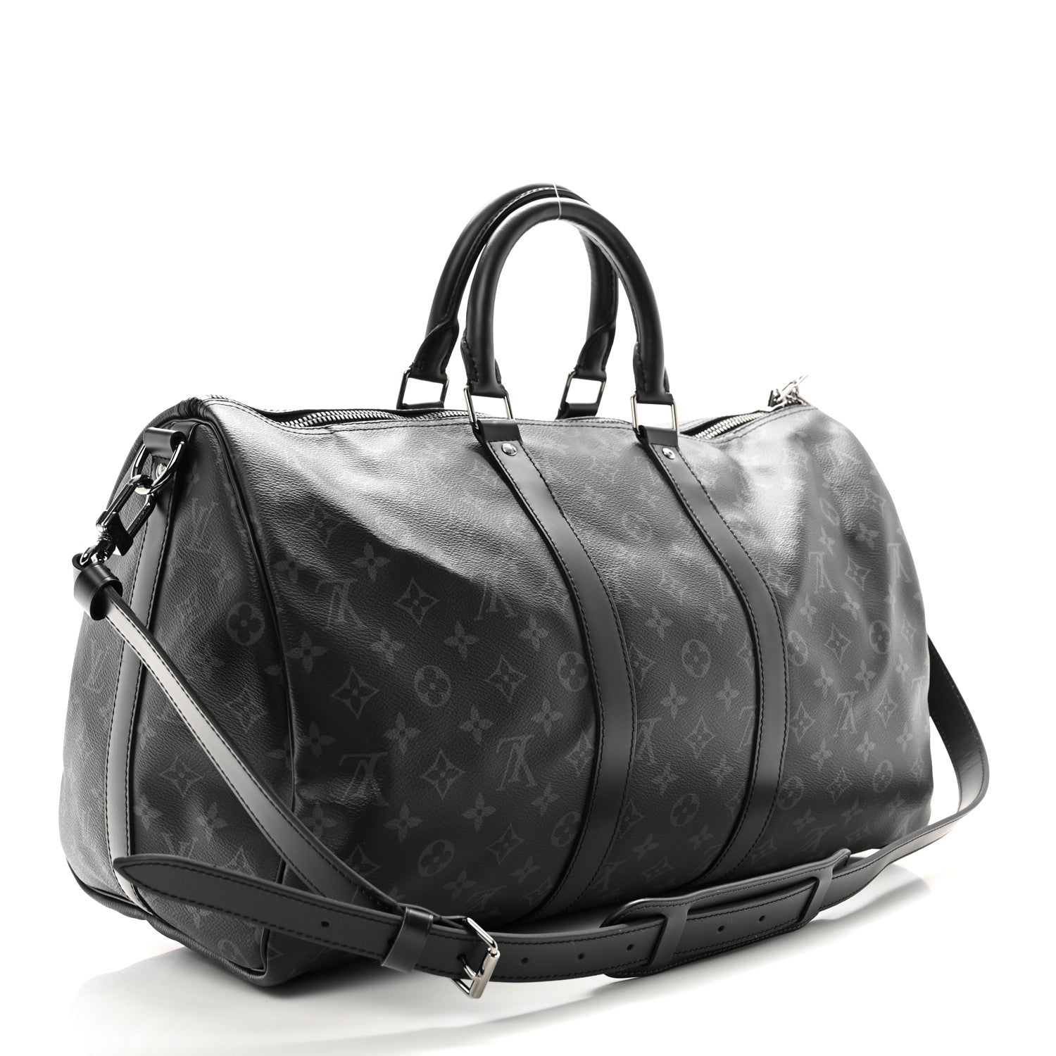 Louis Vuitton Monogram Eclipse Keepall Bandouliere 45 2 of 11