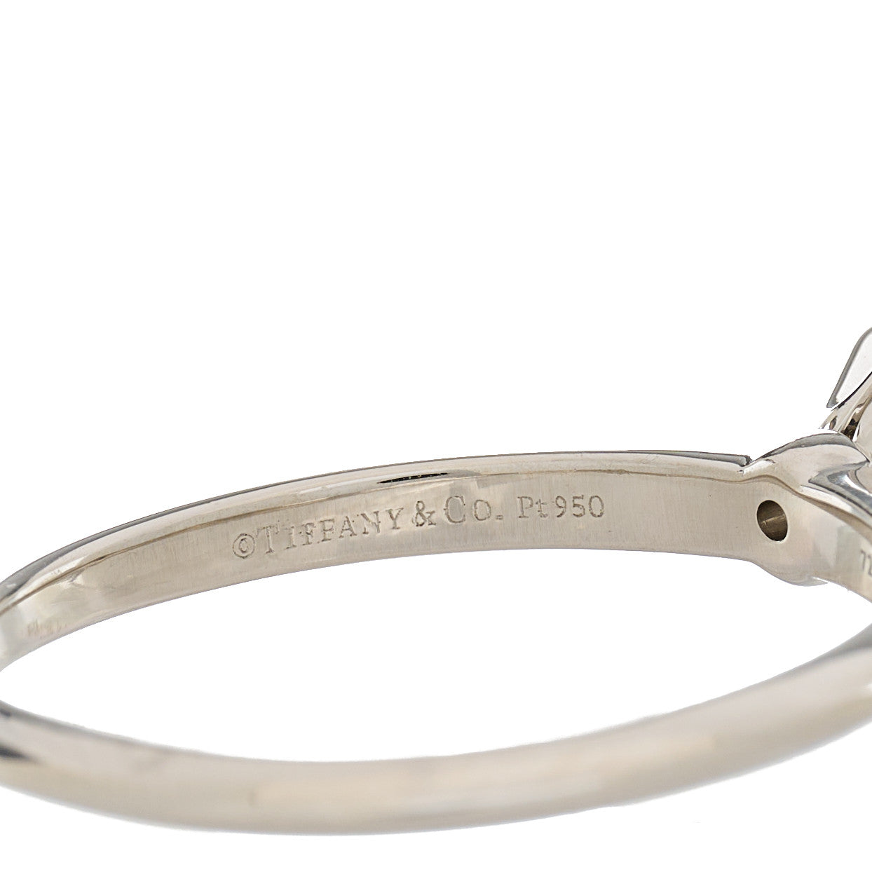 Platinum Diamond 1.34ct Solitaire Engagement Ring 66 11.5