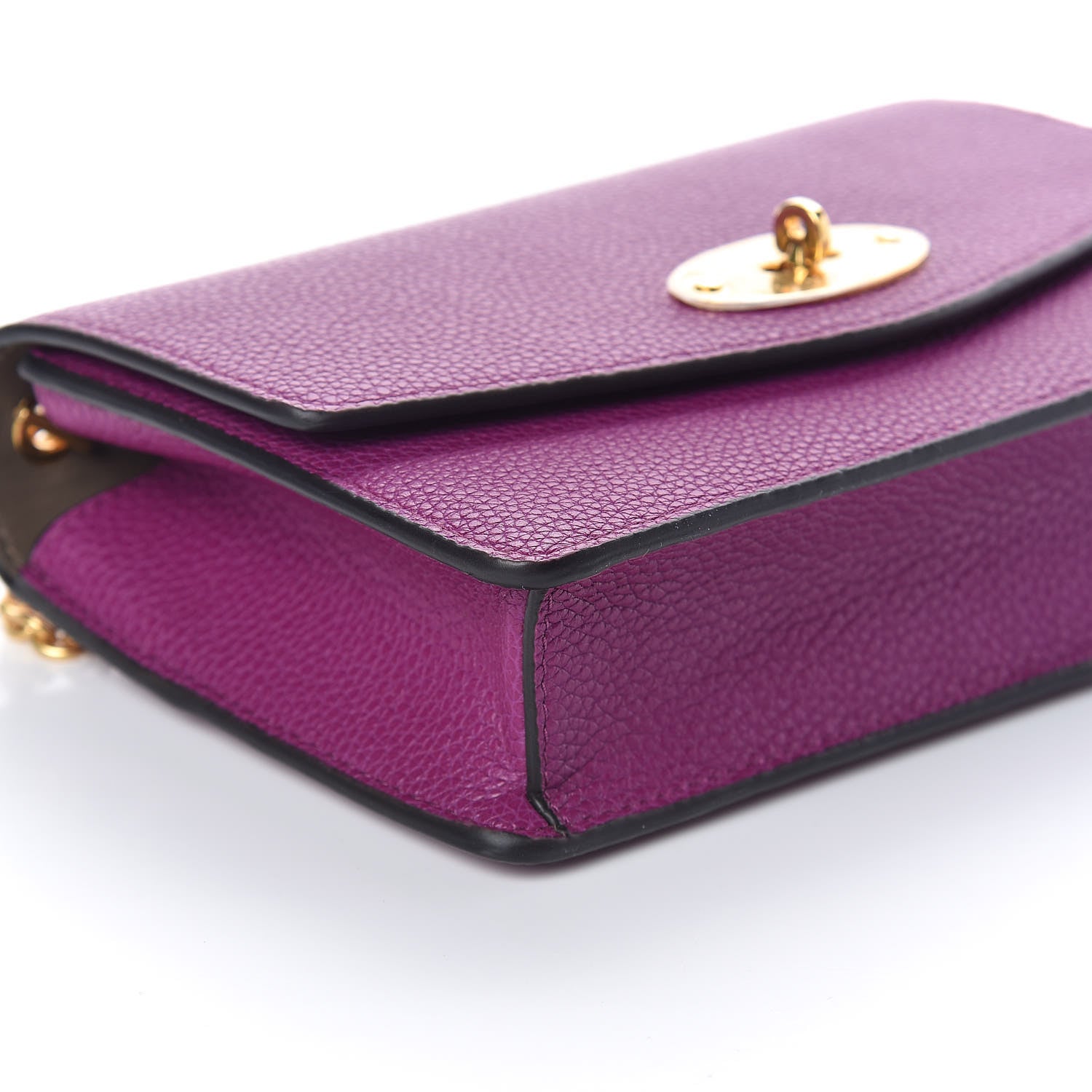 Mulberry Small Classic Grain Calfskin Small Darley Violet 7 of 9