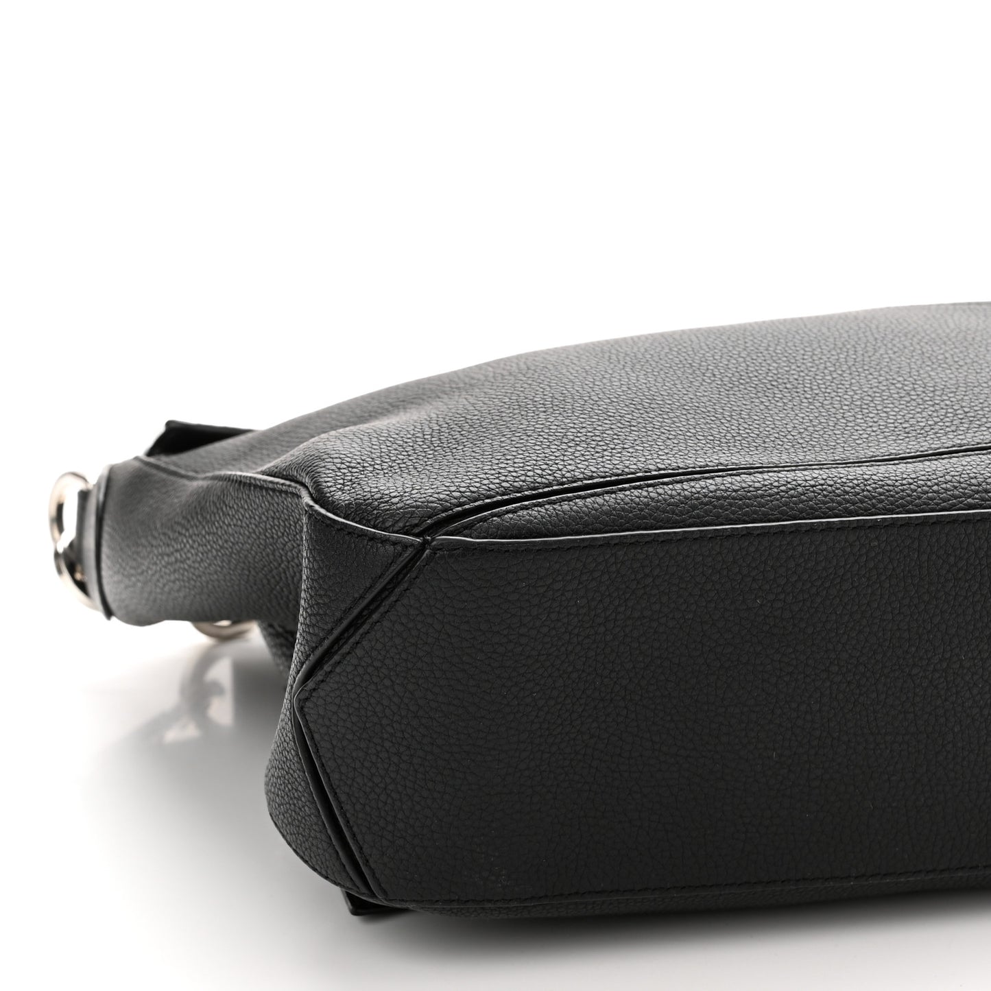 Calfskin Puzzle Messenger Bag Black