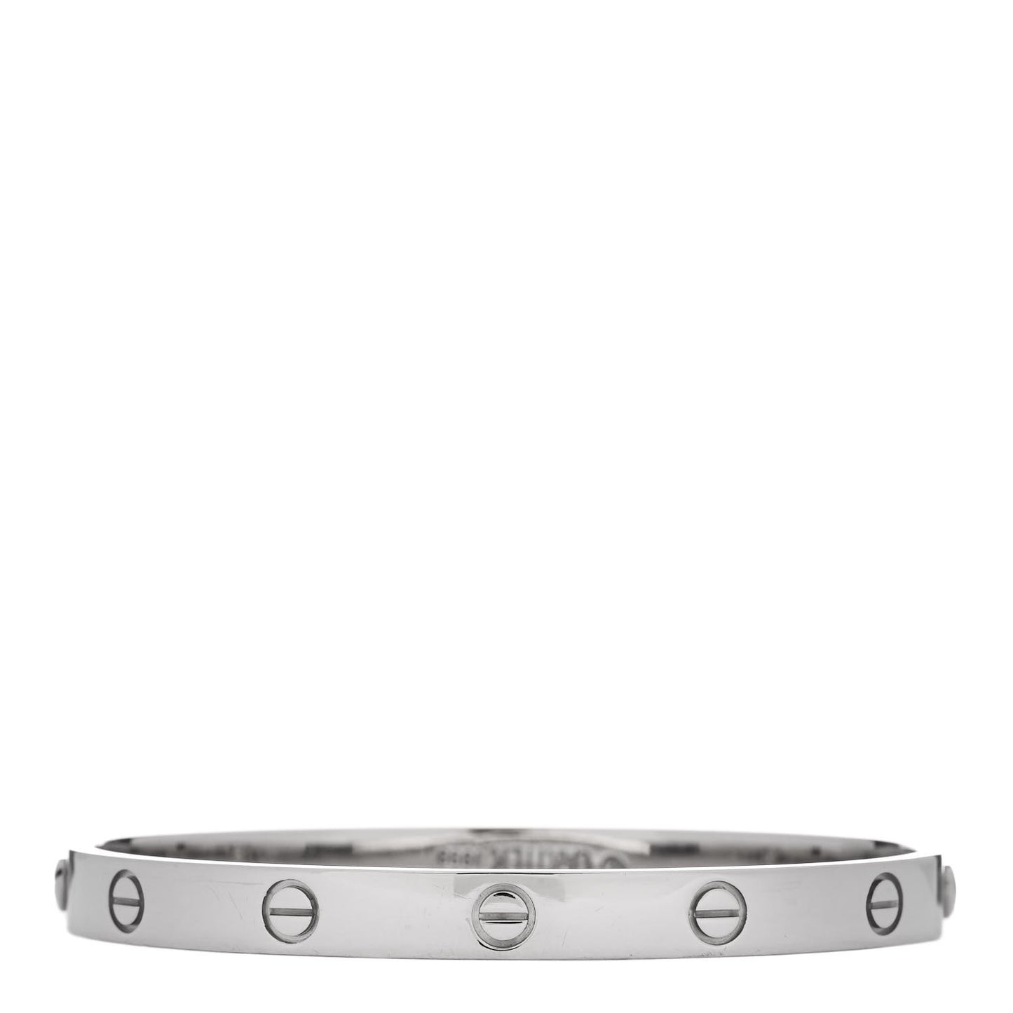 18K White Gold LOVE Bracelet 18