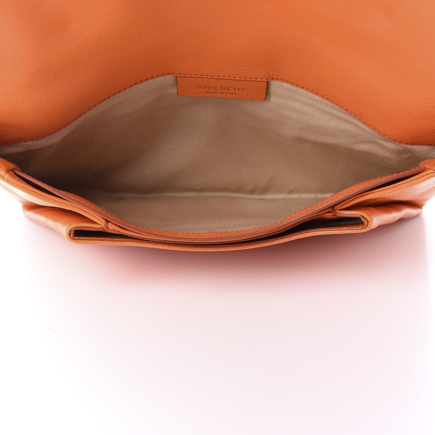 Givenchy Sugar Goatskin Medium Antigona Envelope Clutch Orange 5 of 13