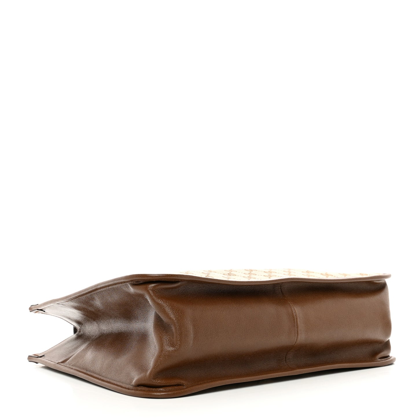 Monogram Horsebit 1955 Tote Bag Beige Brown Sugar