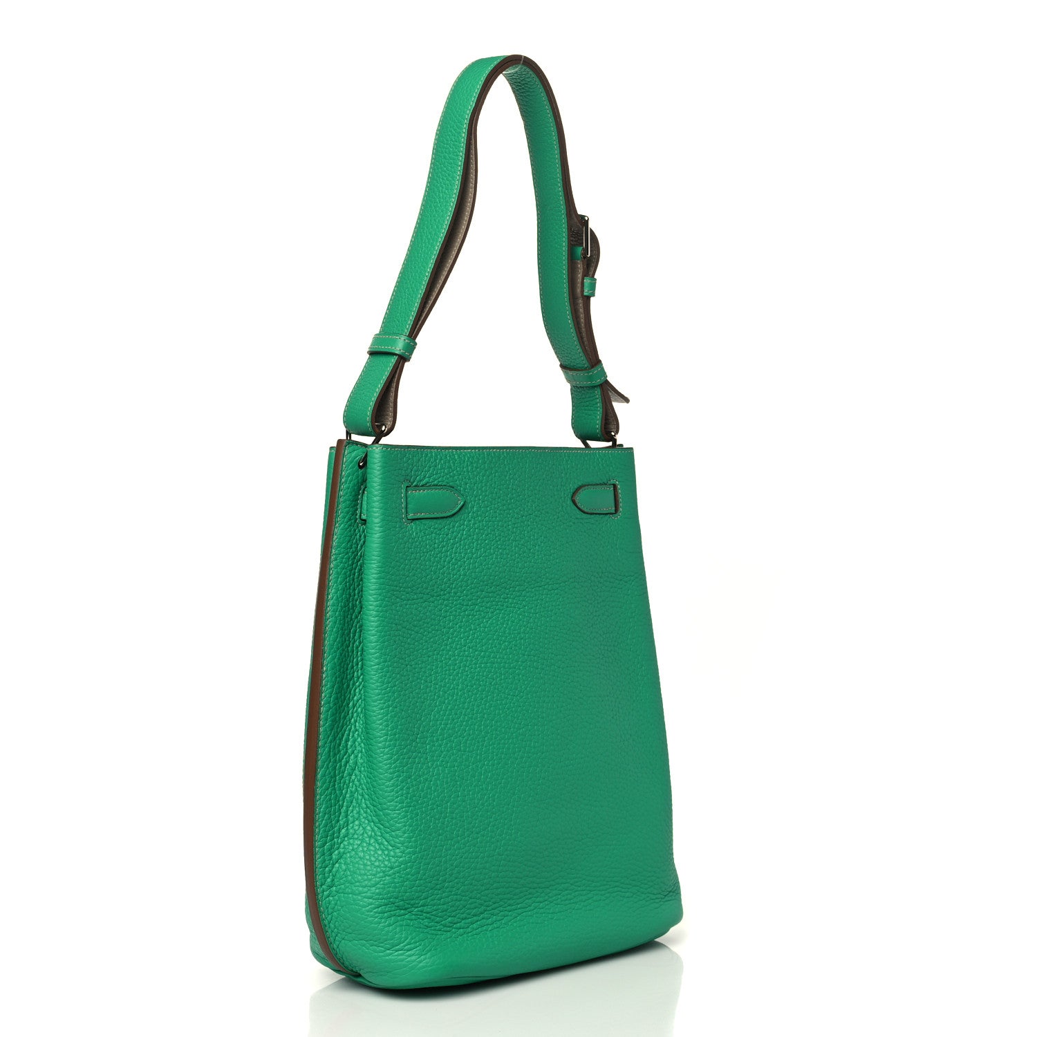 Hermes Taurillon Clemence Verso So Kelly 26 Menthe Gris Tourterelle 2 of 9