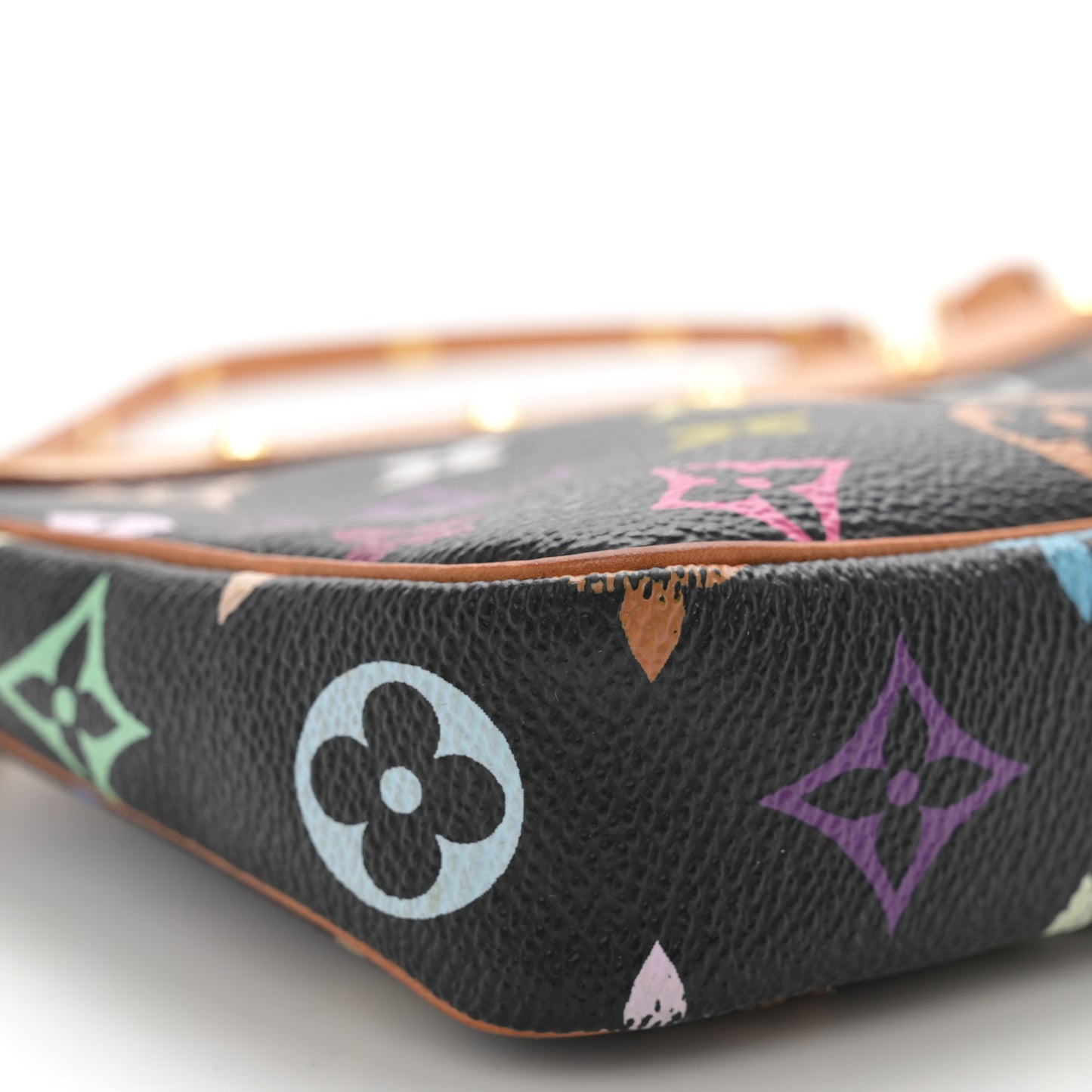 Monogram Multicolor Pochette Accessories Black