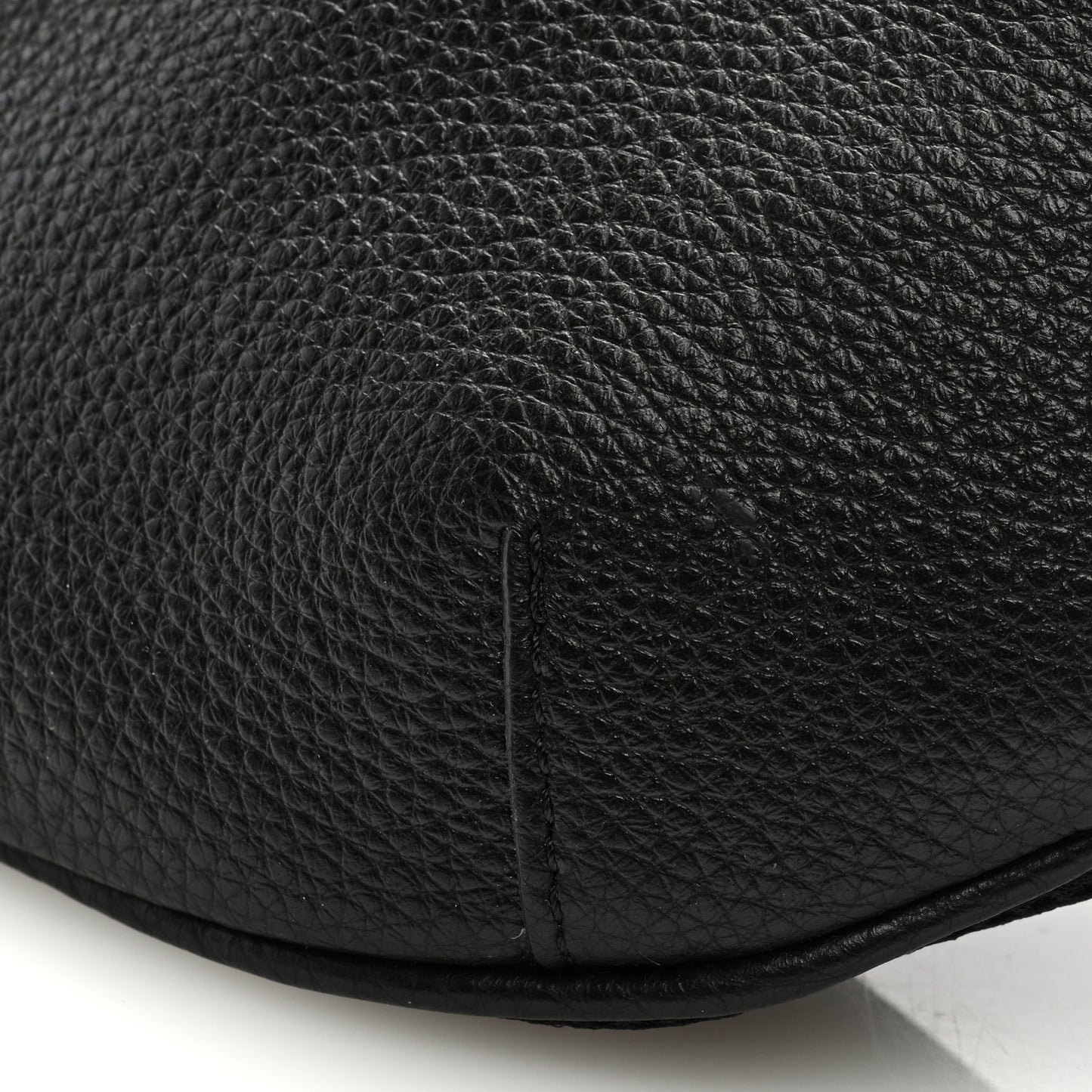 Grained Calfskin Vanitas Medea Belt Bag Black