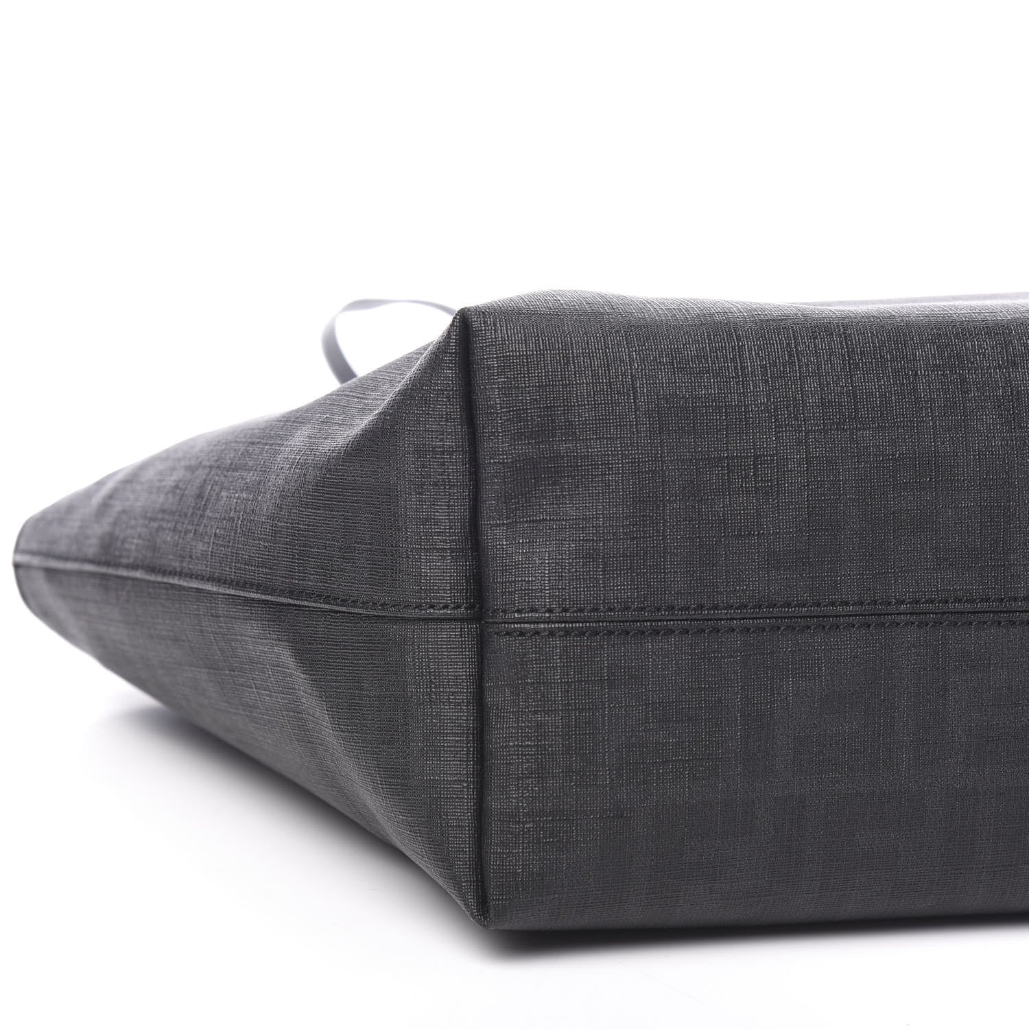 Fendi Zucca Spalmati Small Roll Tote Black 7 of 9