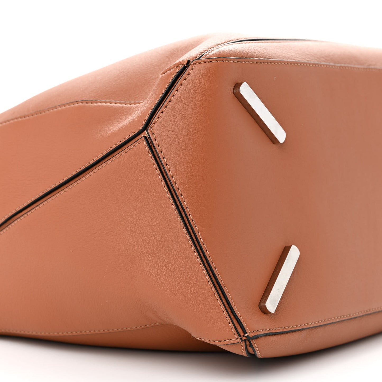 Calfskin Large Puzzle Bag Tan