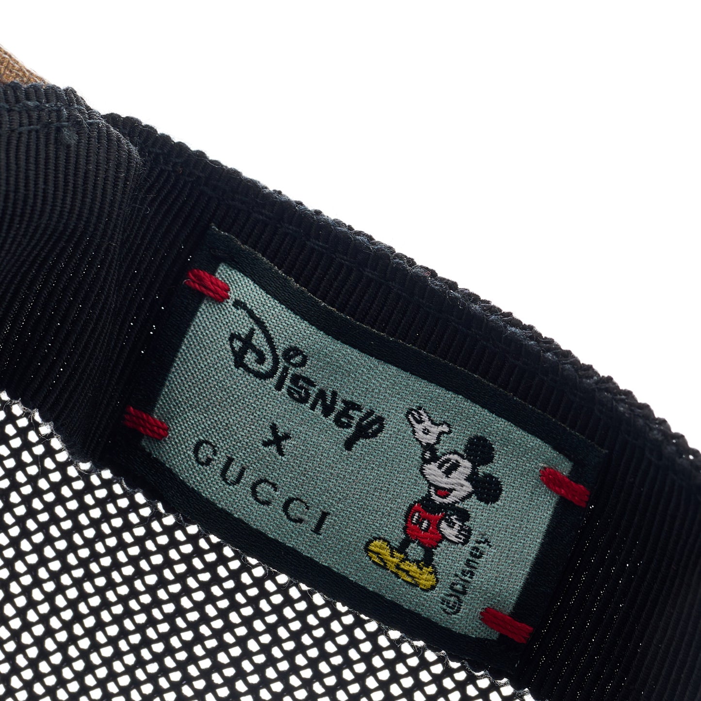 X DISNEY Mini Vintage GG Supreme Monogram Mickey Mouse Baseball Hat XS Beige Vintage Sun Oil
