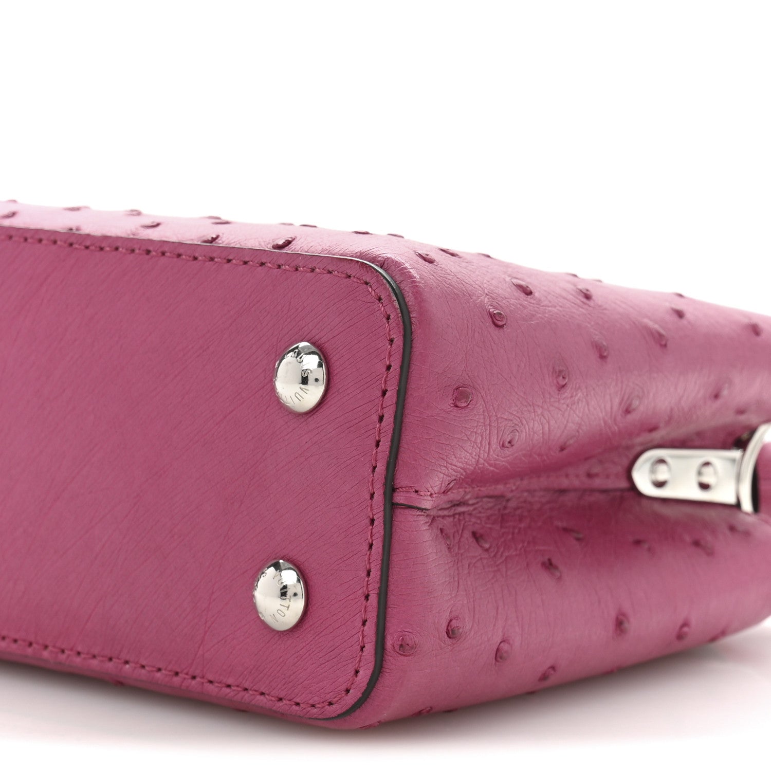 Louis Vuitton Ostrich Capucines Mini Fuchsia 9 of 10