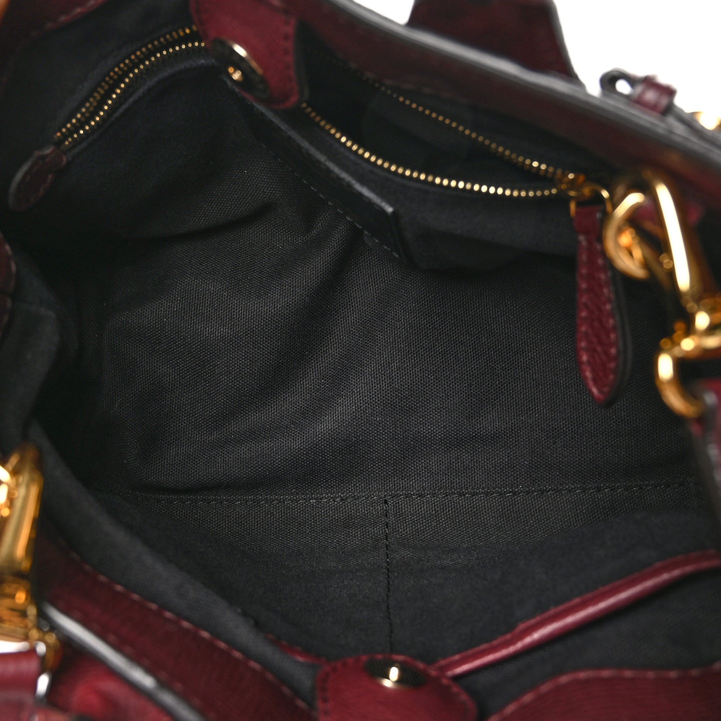 Derby Calfskin House Check Small Bi-Color Mahogany Red
