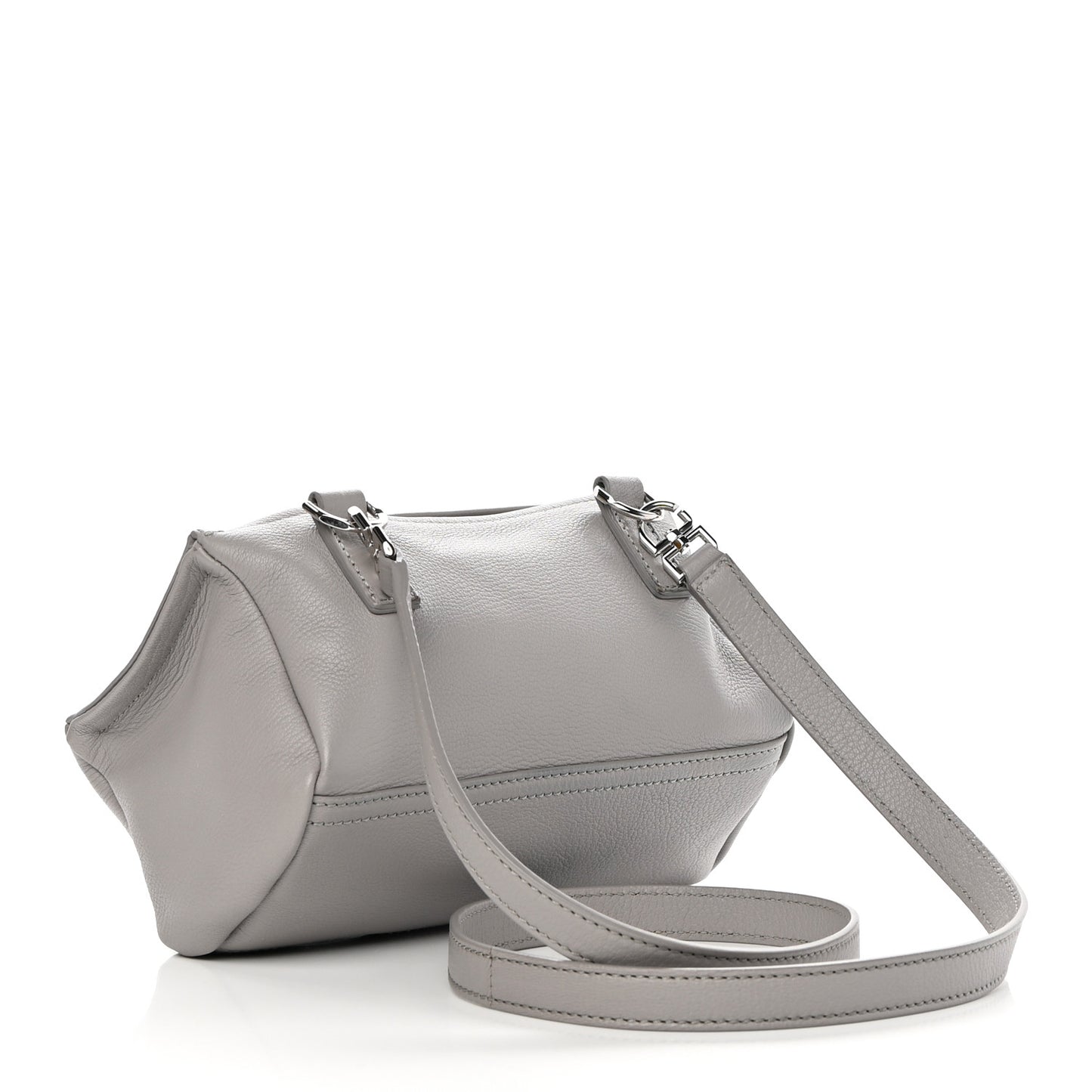 Sugar Goatskin Mini Pandora Dove Grey