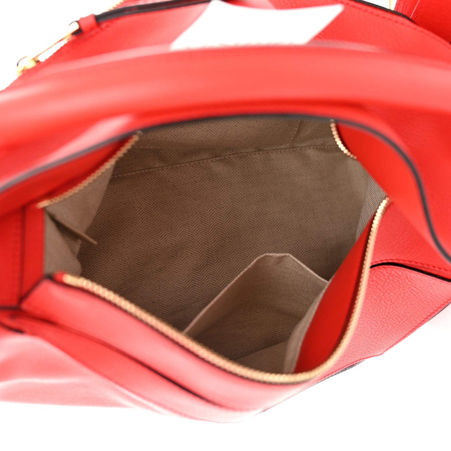 Calfskin Medium Puzzle Bag Scarlet