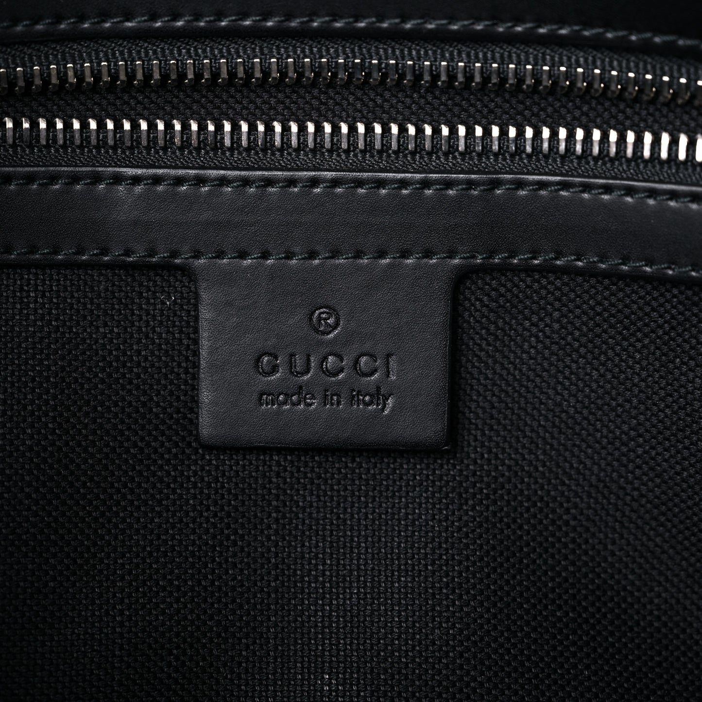 Soft GG Supreme Monogram Web Belt Bag Black Grey