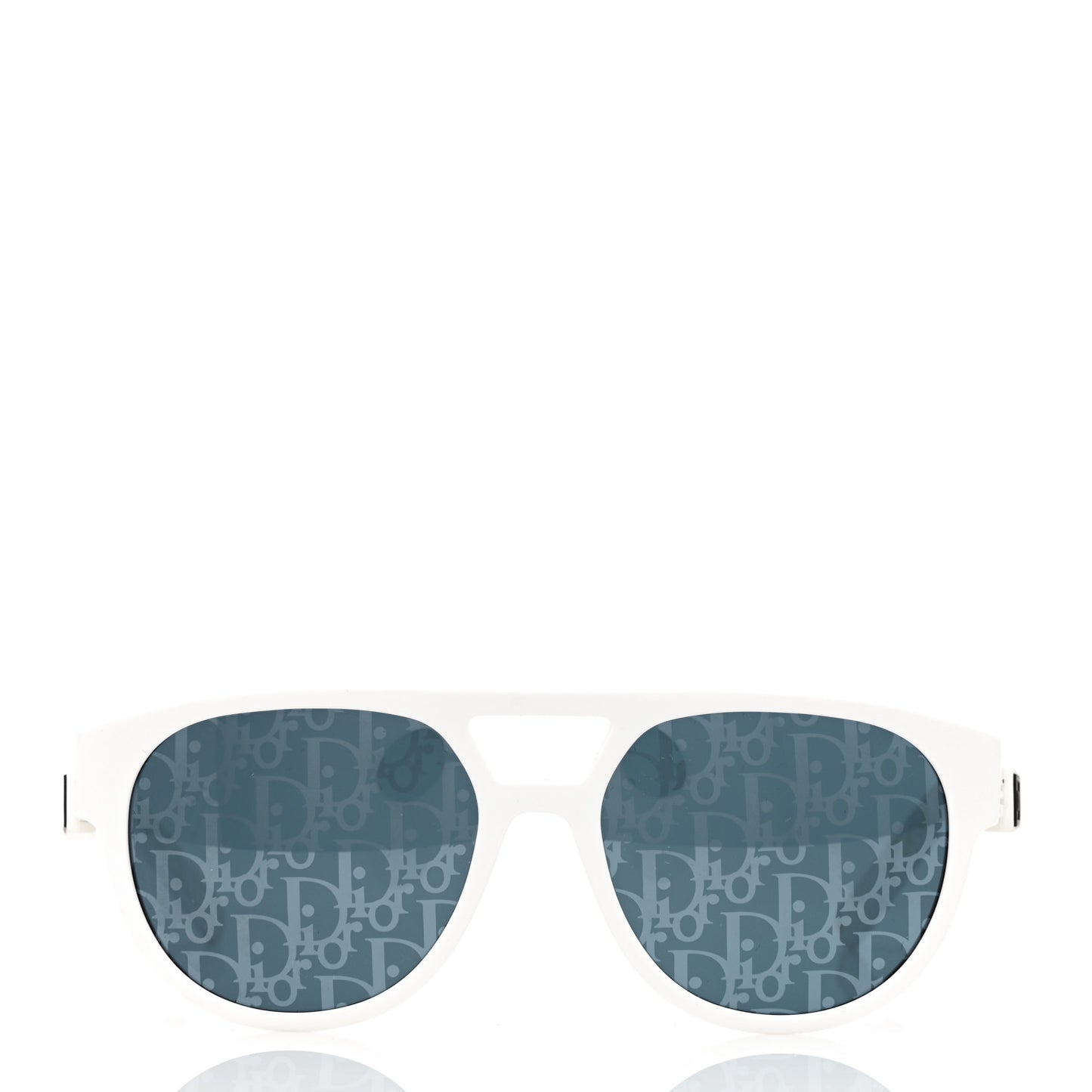 Acetate DiorB23 R1I Oblique Sunglasses White