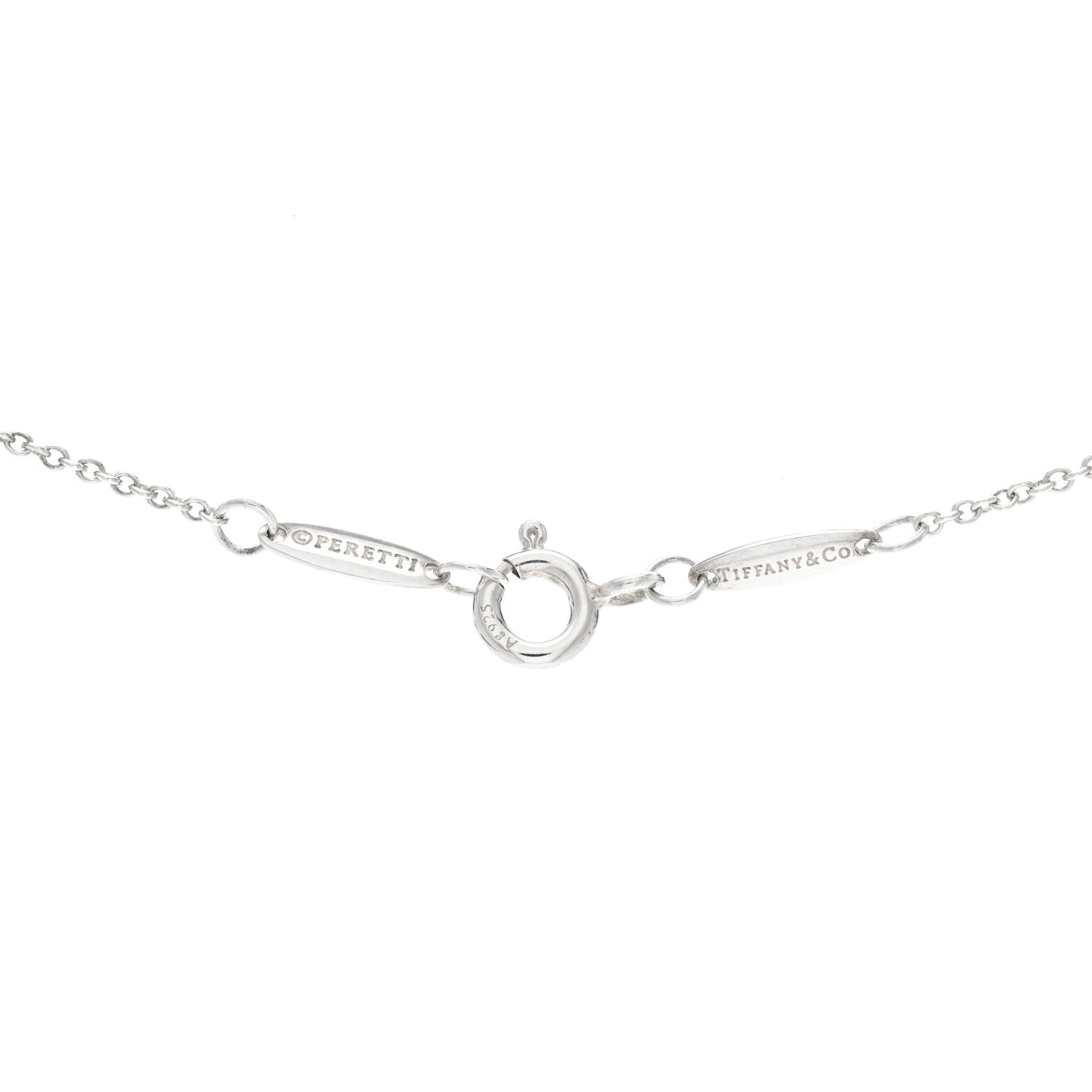 Sterling Silver Tanzanite .07ct Elsa Peretti Color By The Yard Necklace