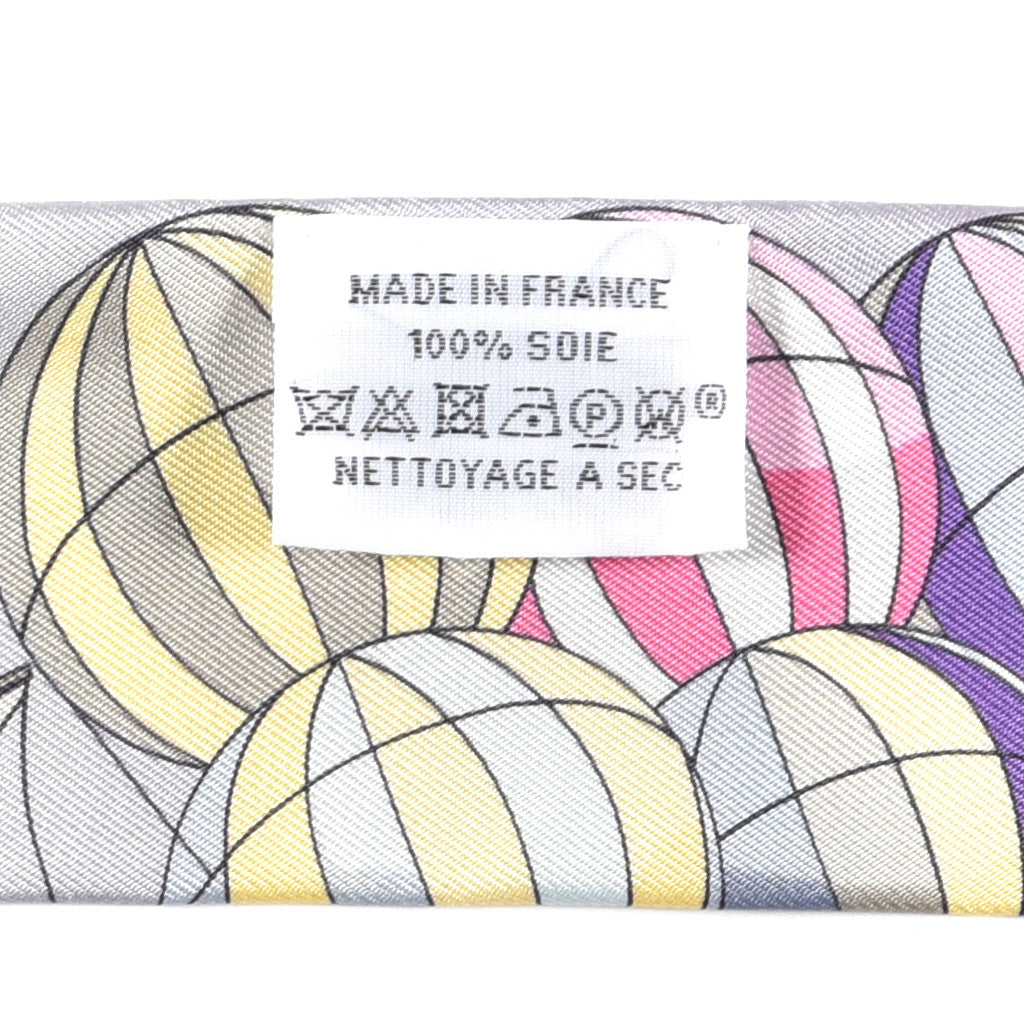 Silk Les Folies Du Ciel Twilly Mauve Jaune Vert